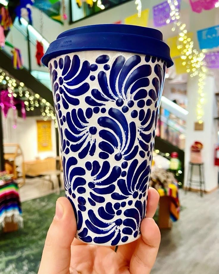 Vaso con tapa para cafe