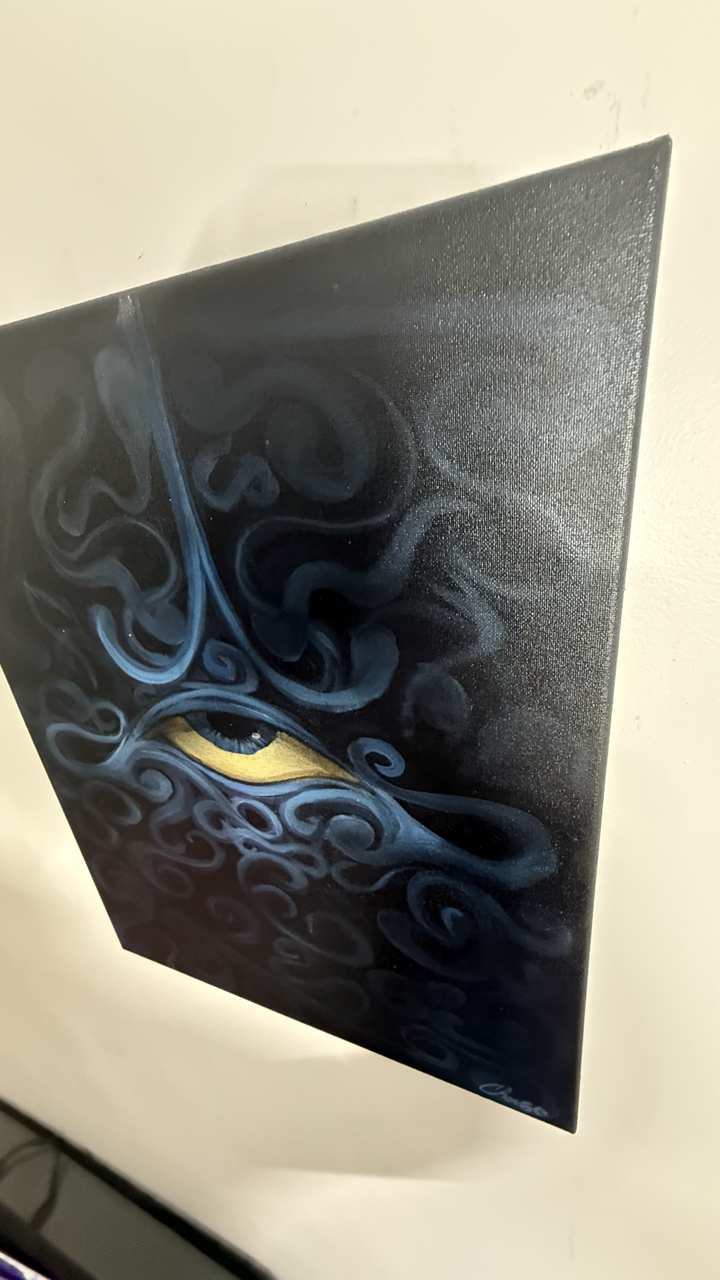 eye am caught in the dark 16" X 20"