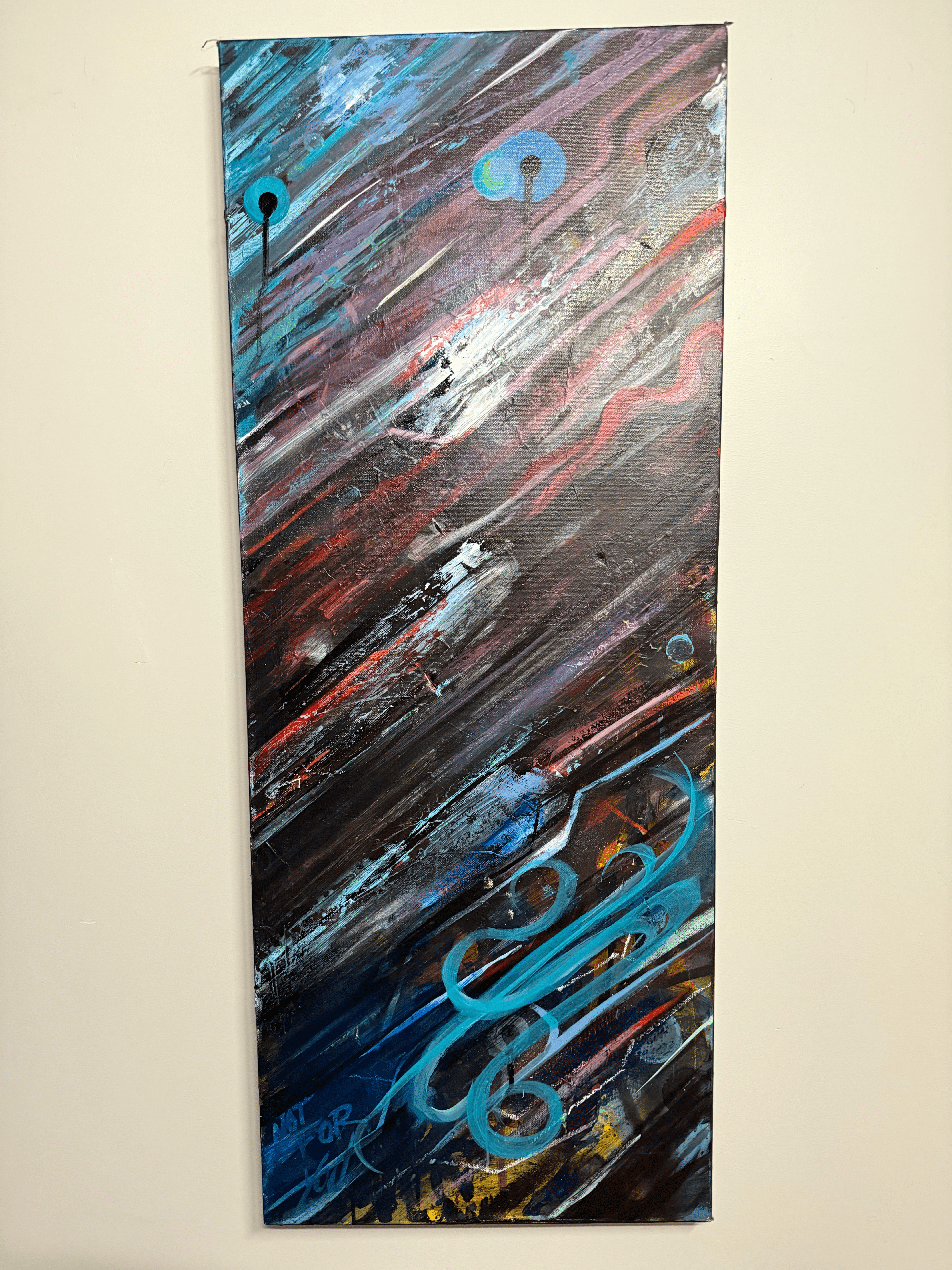 Before the Collaps” 16''x40'' Original Canvas