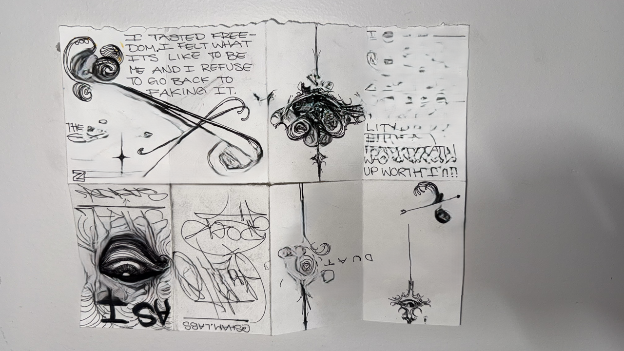 zine download + 3 secret sketchbook pages 