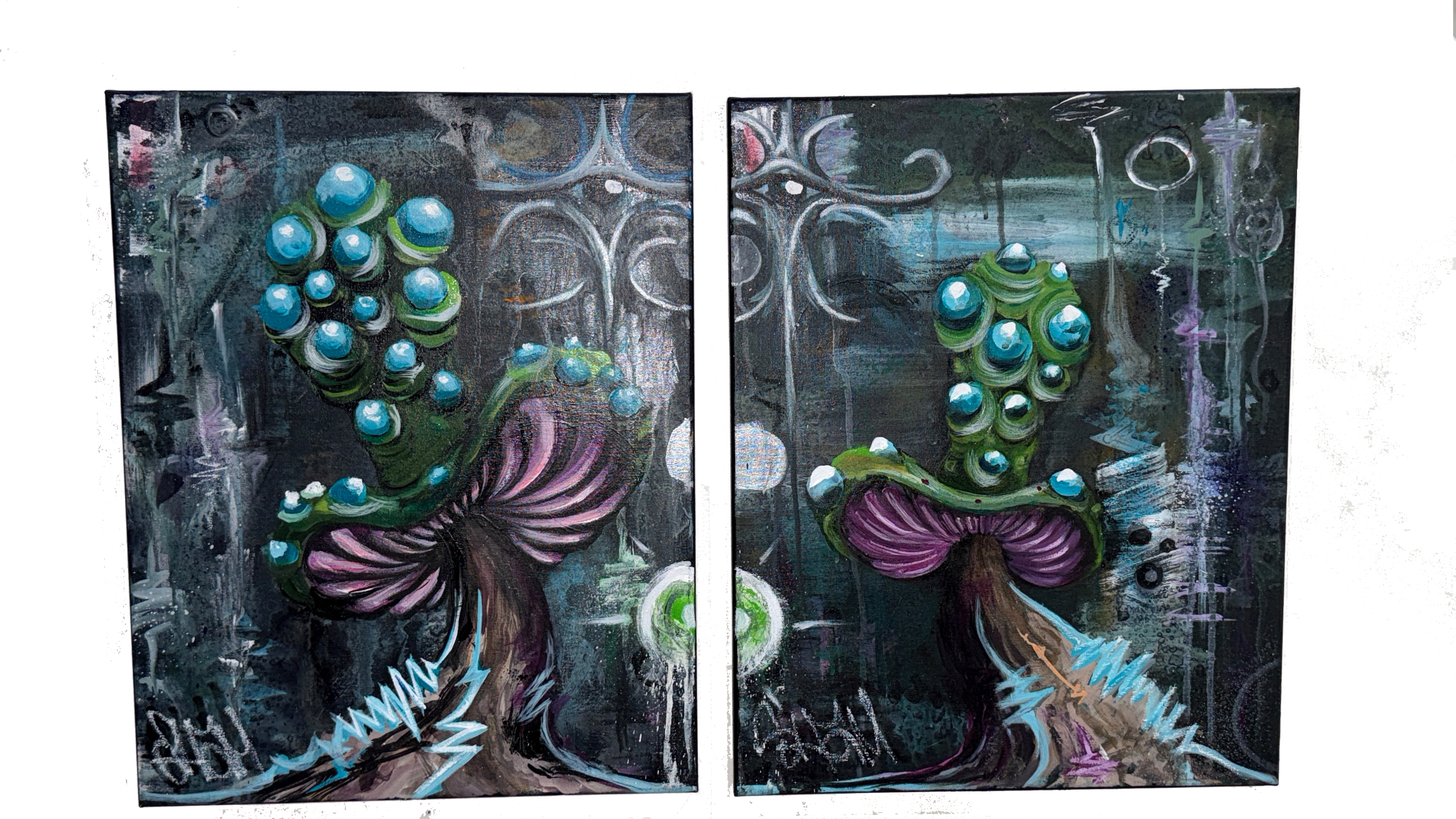 Spore Memory (Diptych)