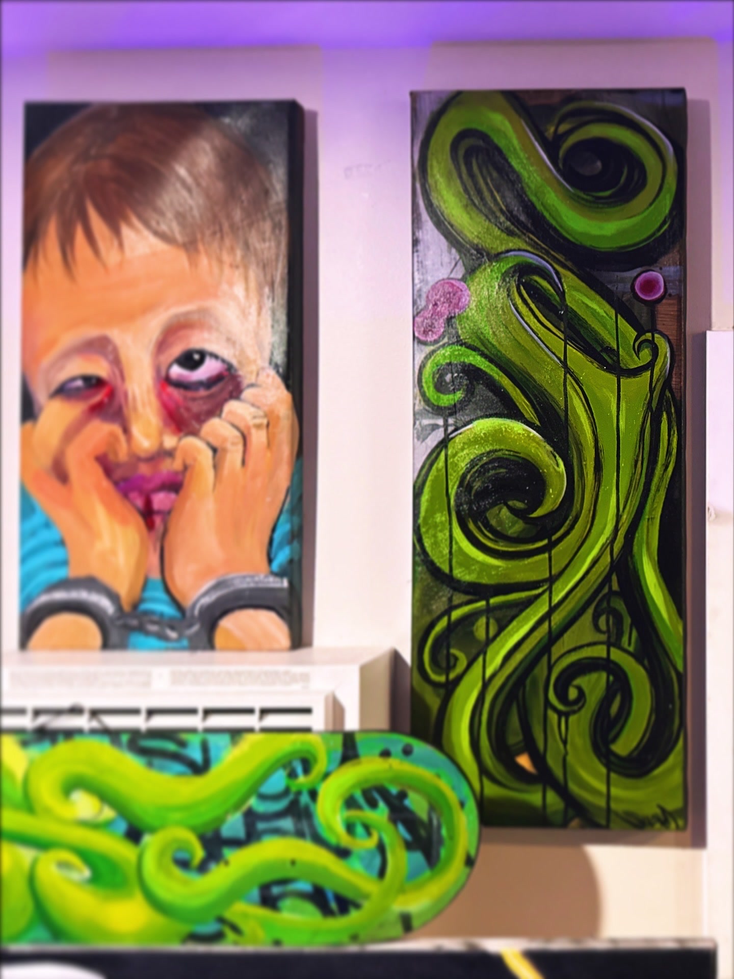 GREEN “SKATE TRIPTYCH” BUNDLE – 3‑Piece Original Set