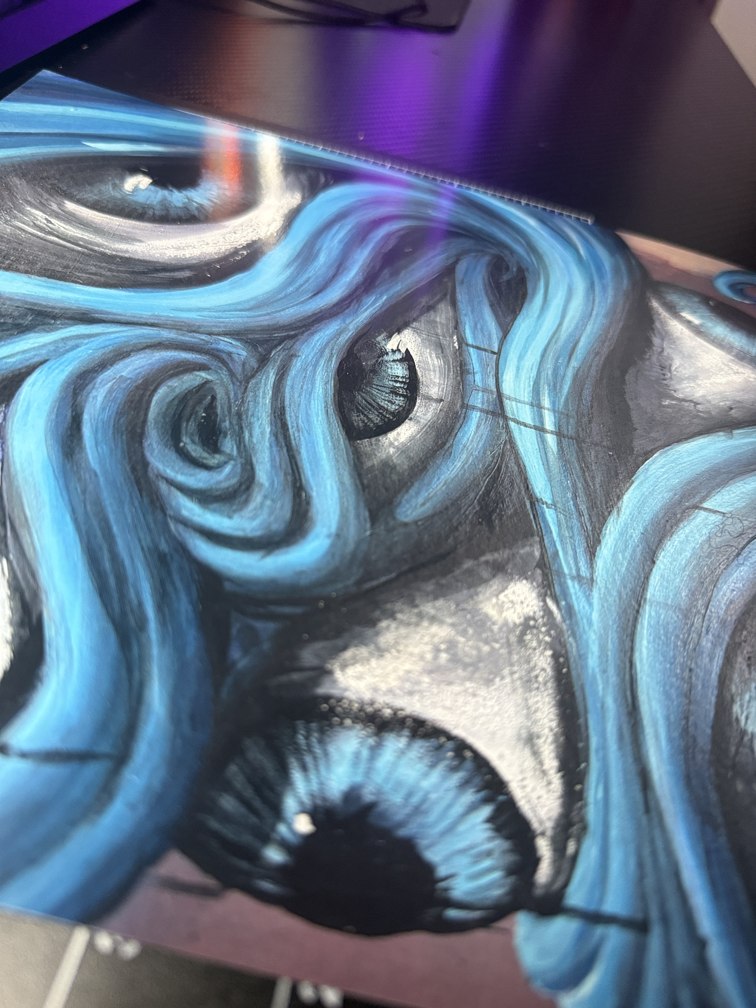 TURBULENT SEAS PRINT 10X13IN + STICKERS 