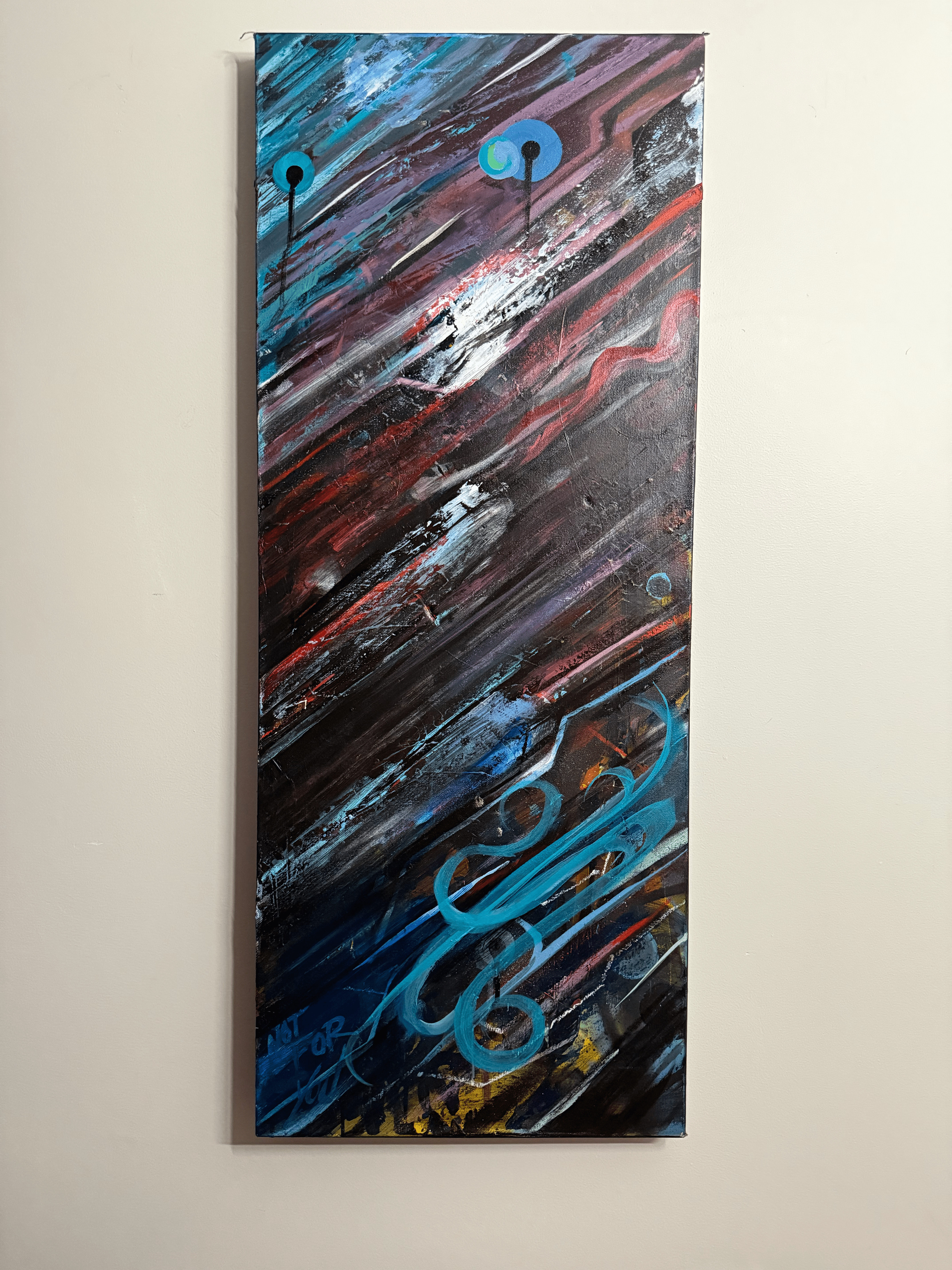 Before the Collaps” 16''x40'' Original Canvas