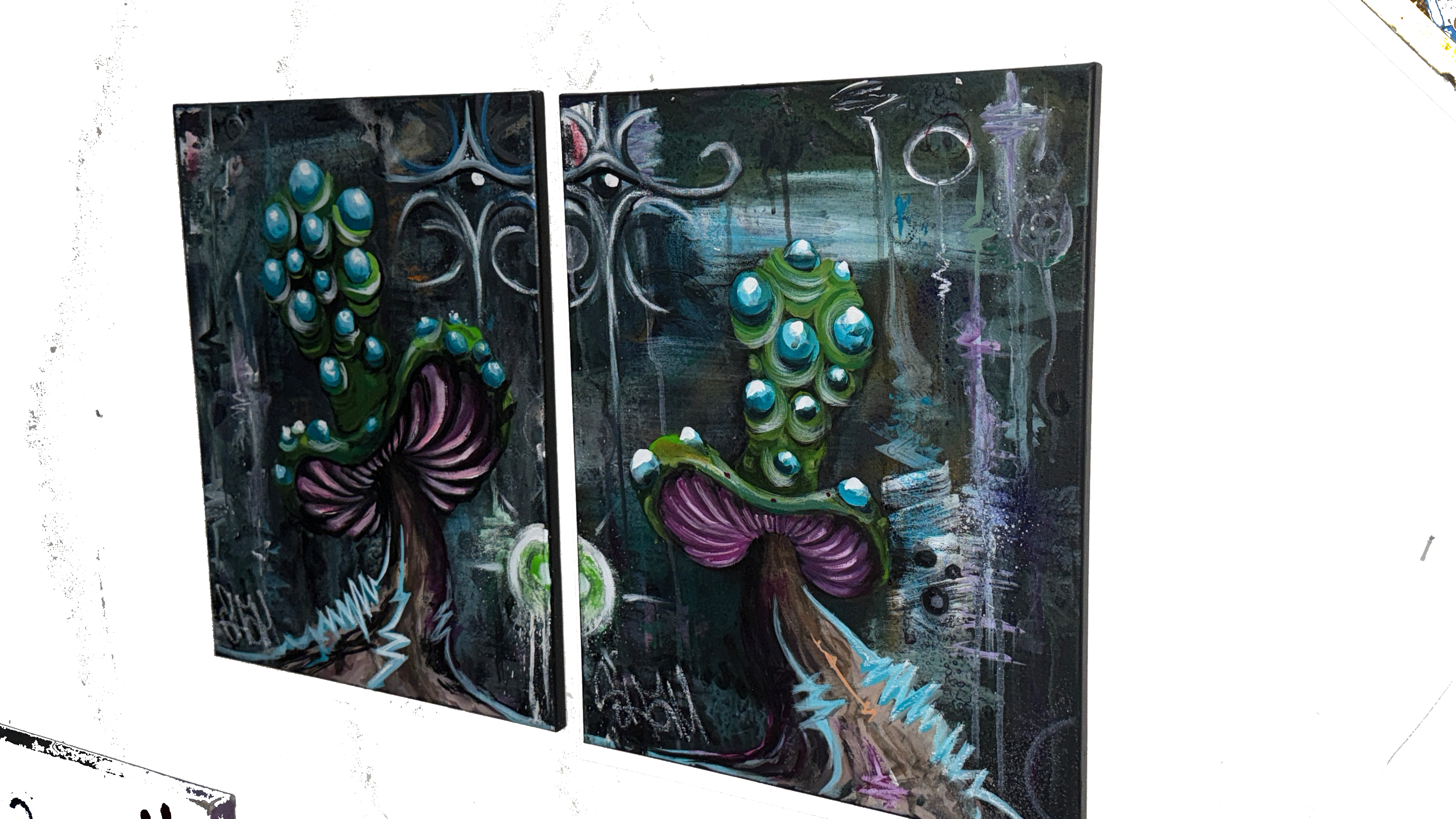 Spore Memory (Diptych)