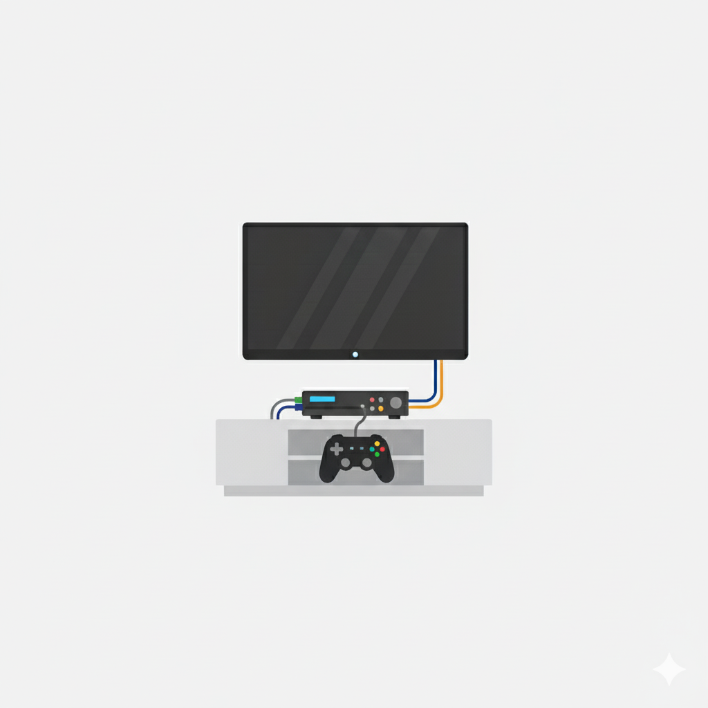 Gaming Console Setup (e.g. xbox, playstation, steamdeck)