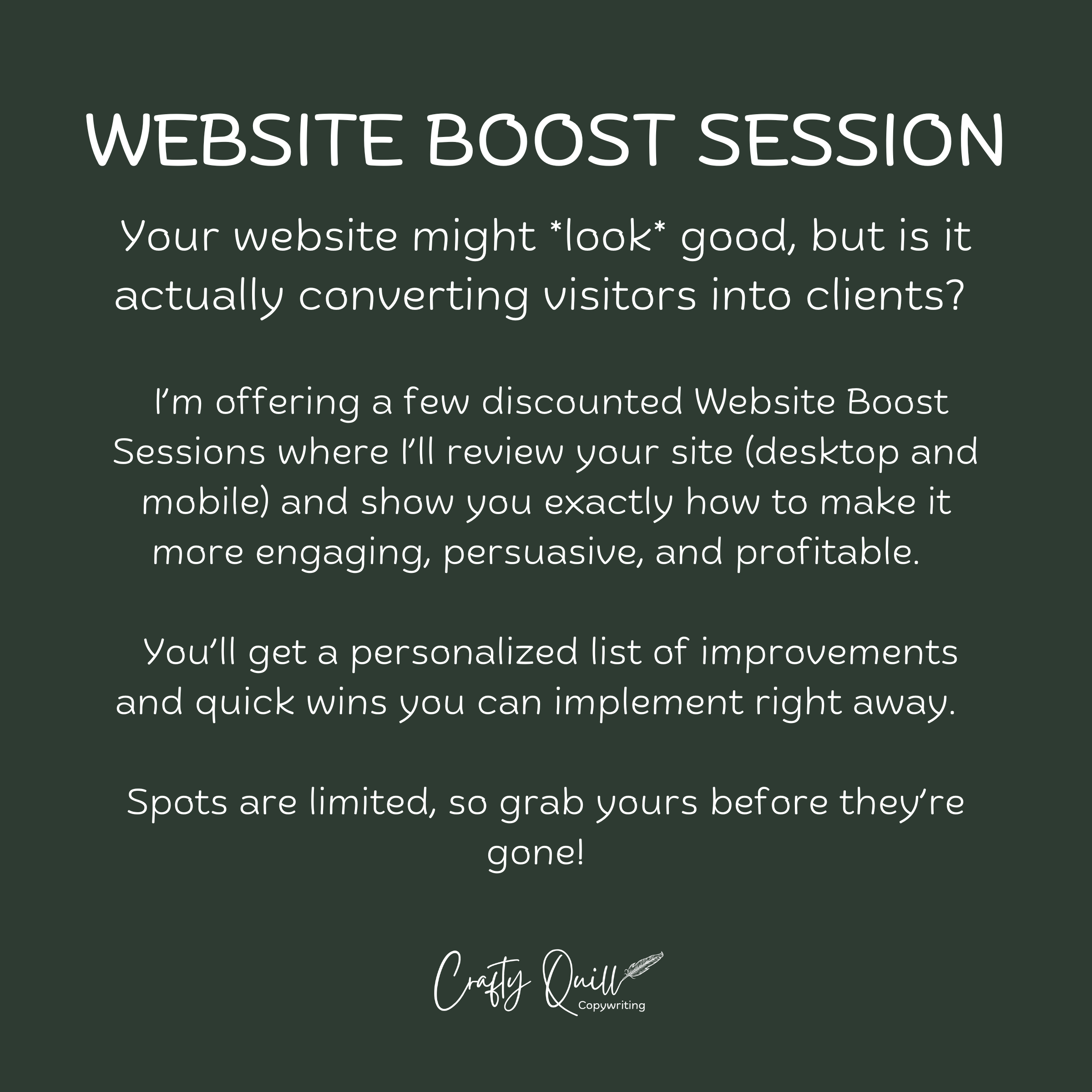 Website Boost Session