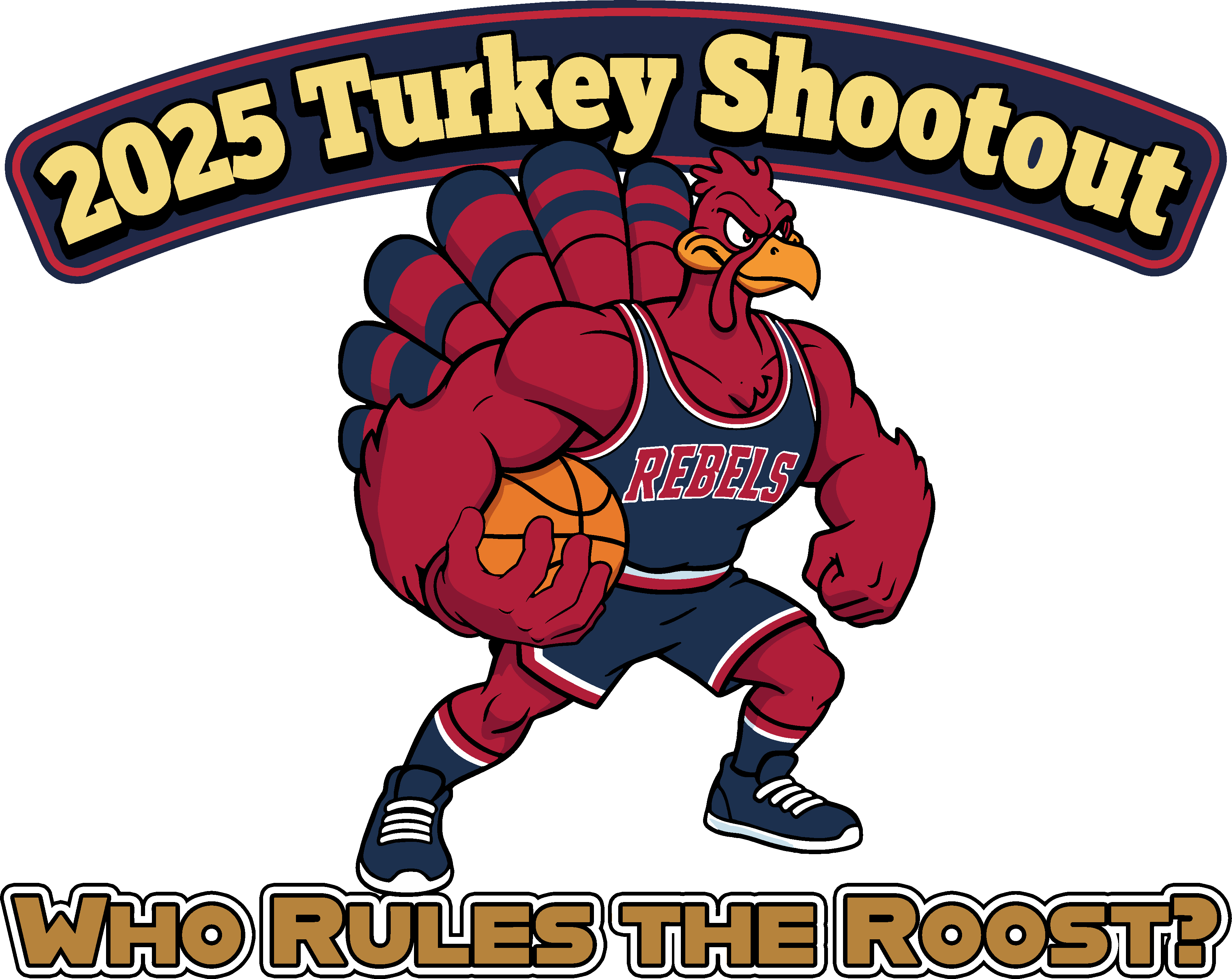 2025 Rebels Turkey Shootout T-shirt