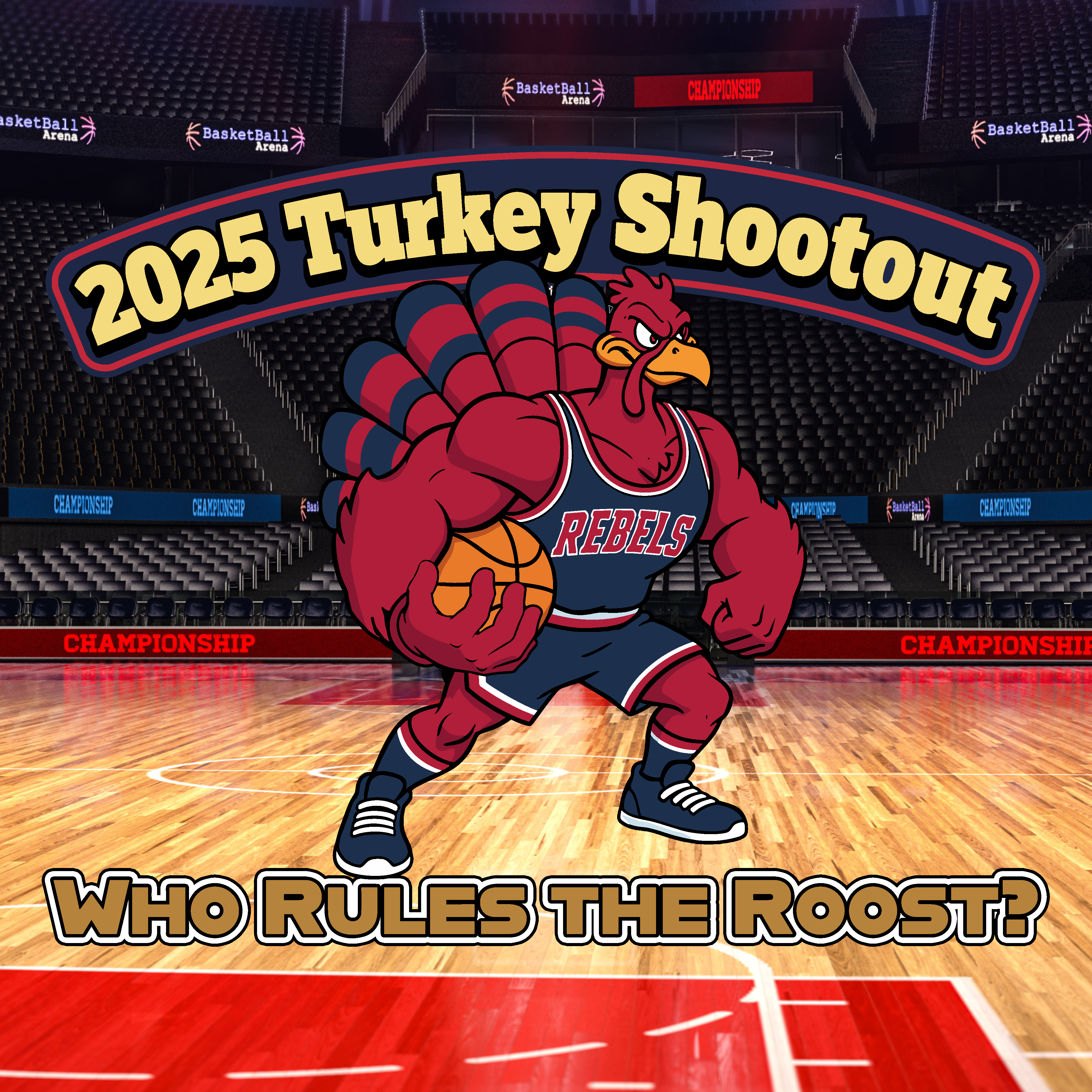 2025 Rebels Turkey Shootout T-shirt