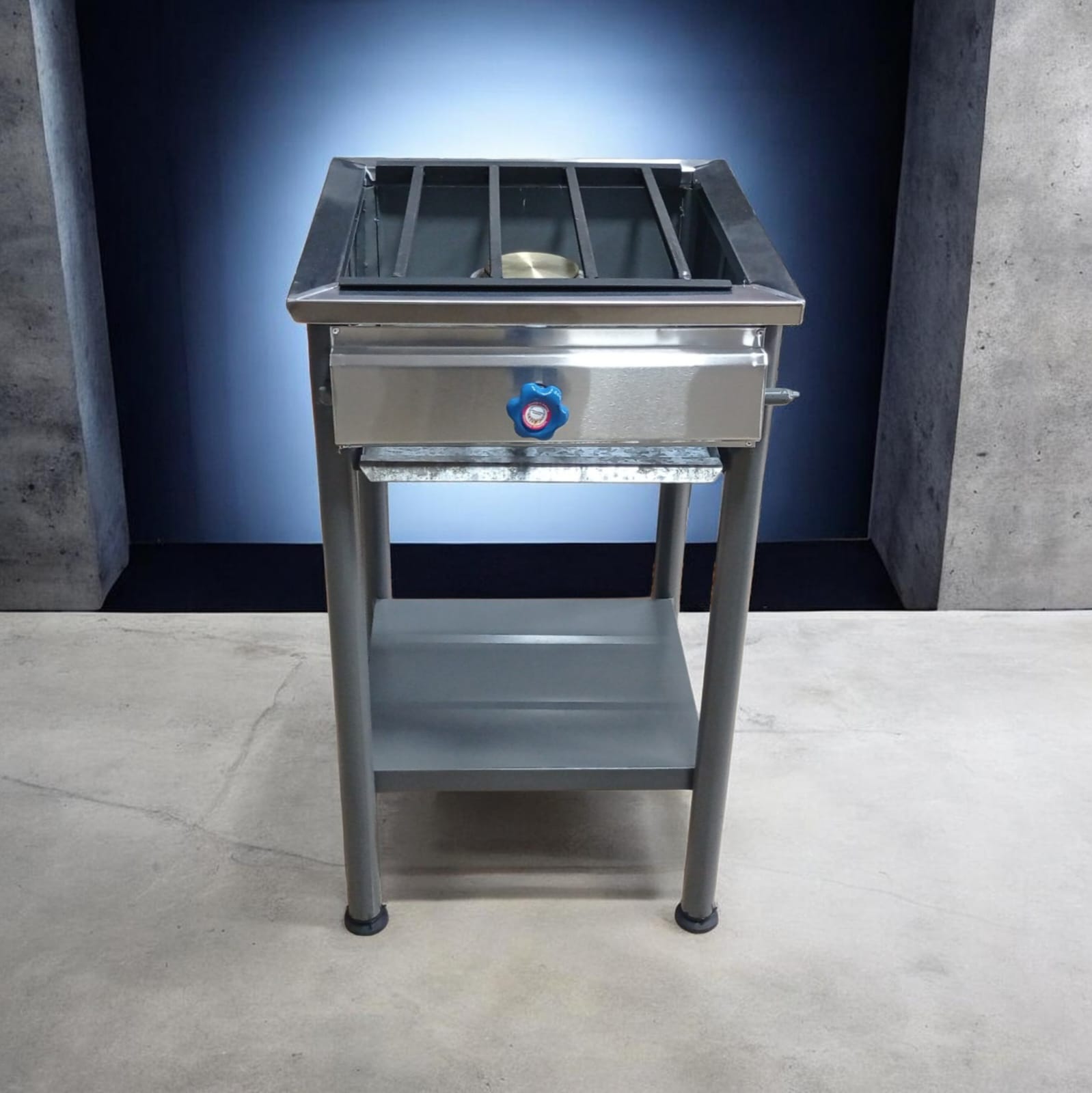 Cocina industrial de 1 quemador(bronce)- mixta