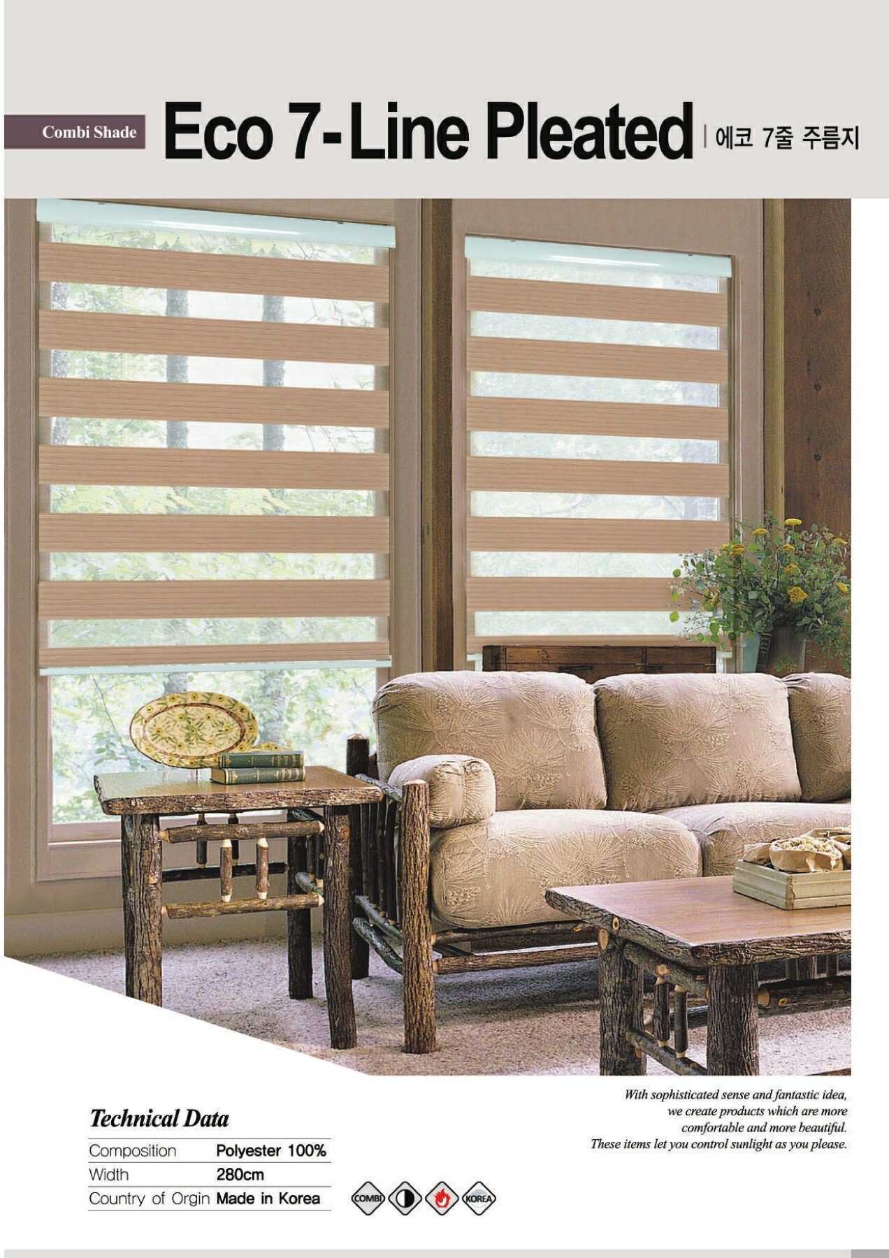 Eco 7-Line Pleated (Non Blackout)