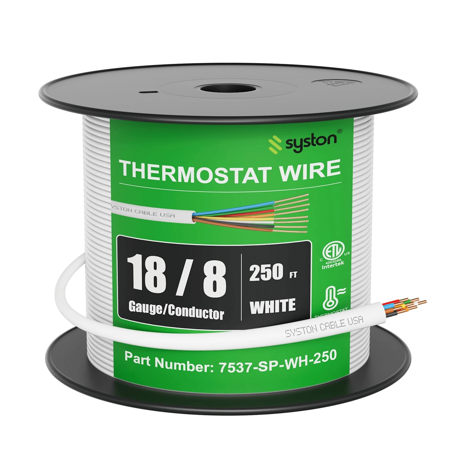 Syston Thermostat Wire 18/8 Gauge