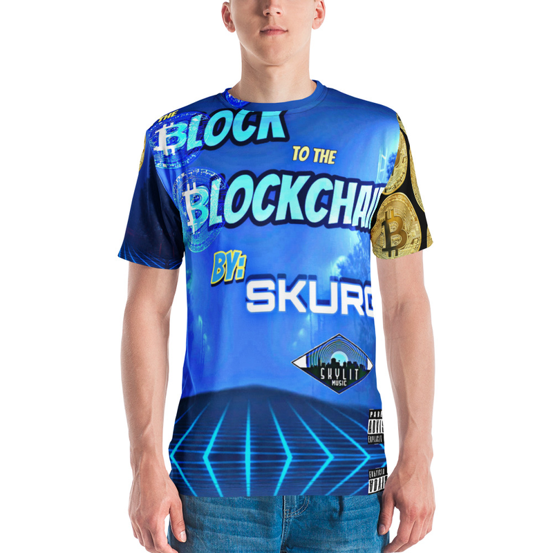 BLOCK TO BLOCKCHAIN Men's t-shirt