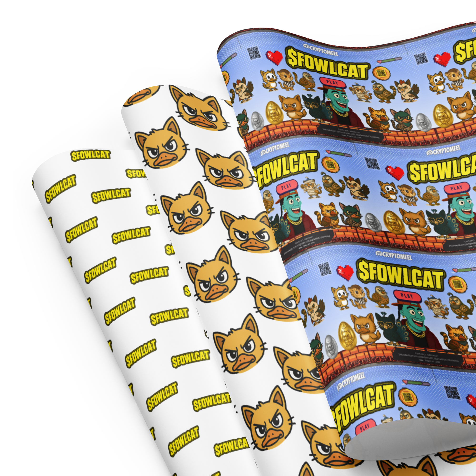$FOWLCAT Wrapping Paper