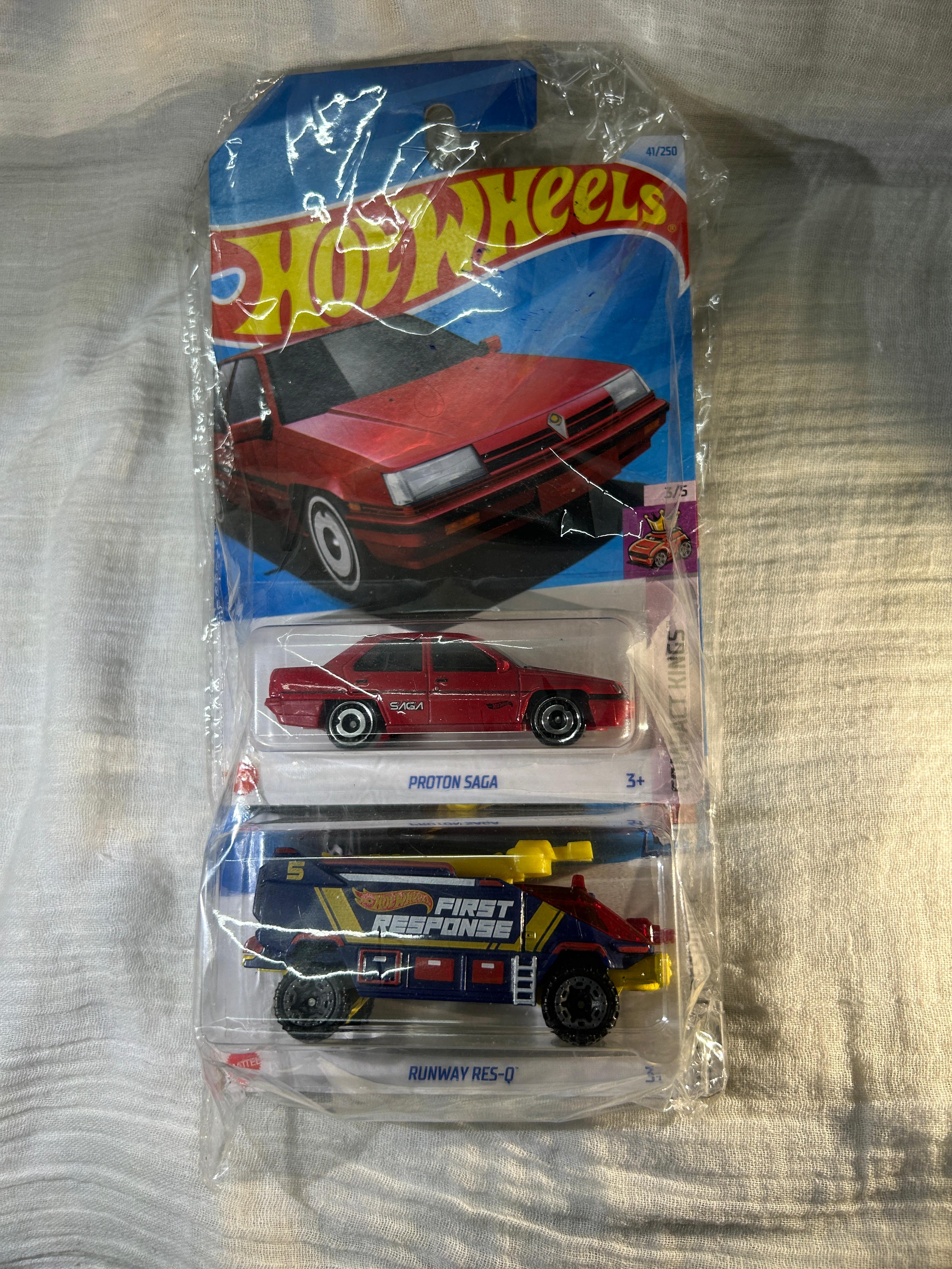 Hot Wheels Proton Saga & Runway Res-Q Set