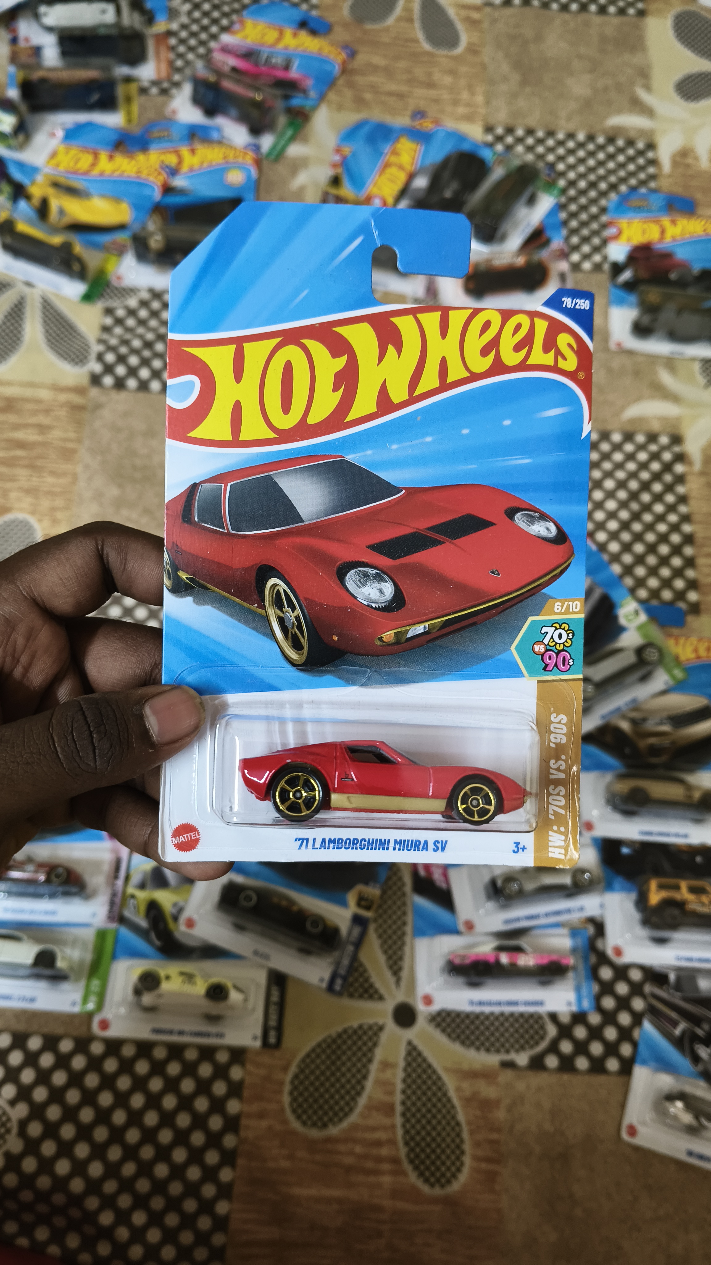 Hot Wheels '71 Lamborghini Miura SV