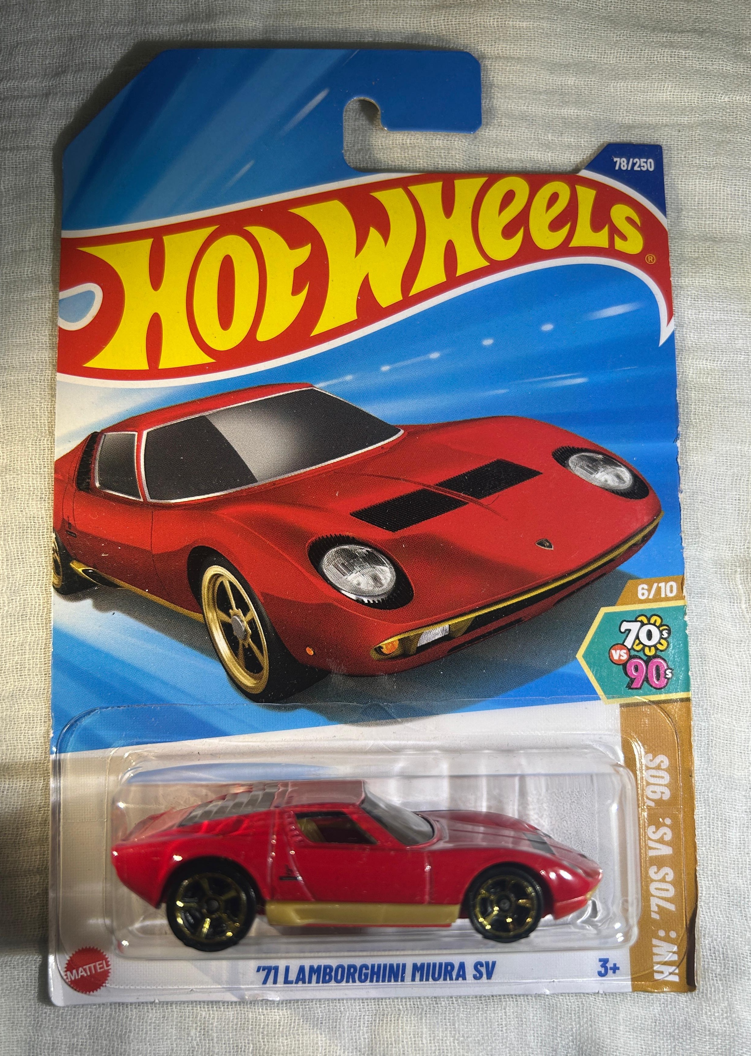 Hot Wheels '71 Lamborghini Miura SV