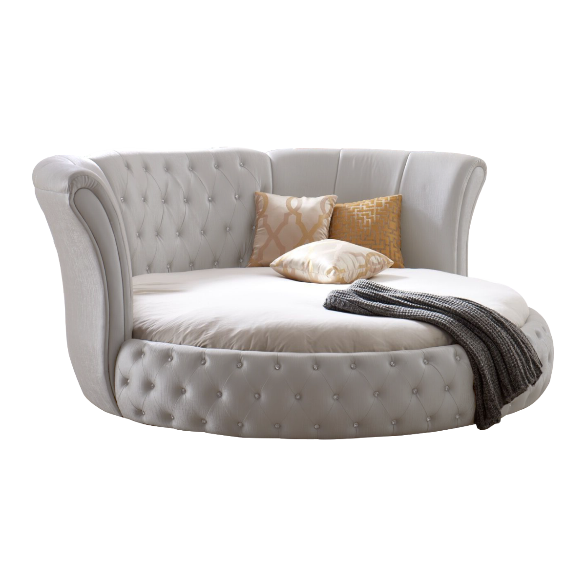 Round Bed with Mattress