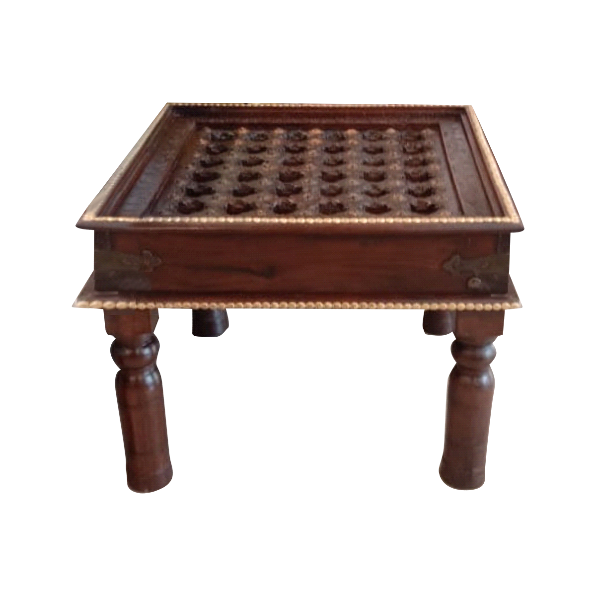 Wooden Checked Table