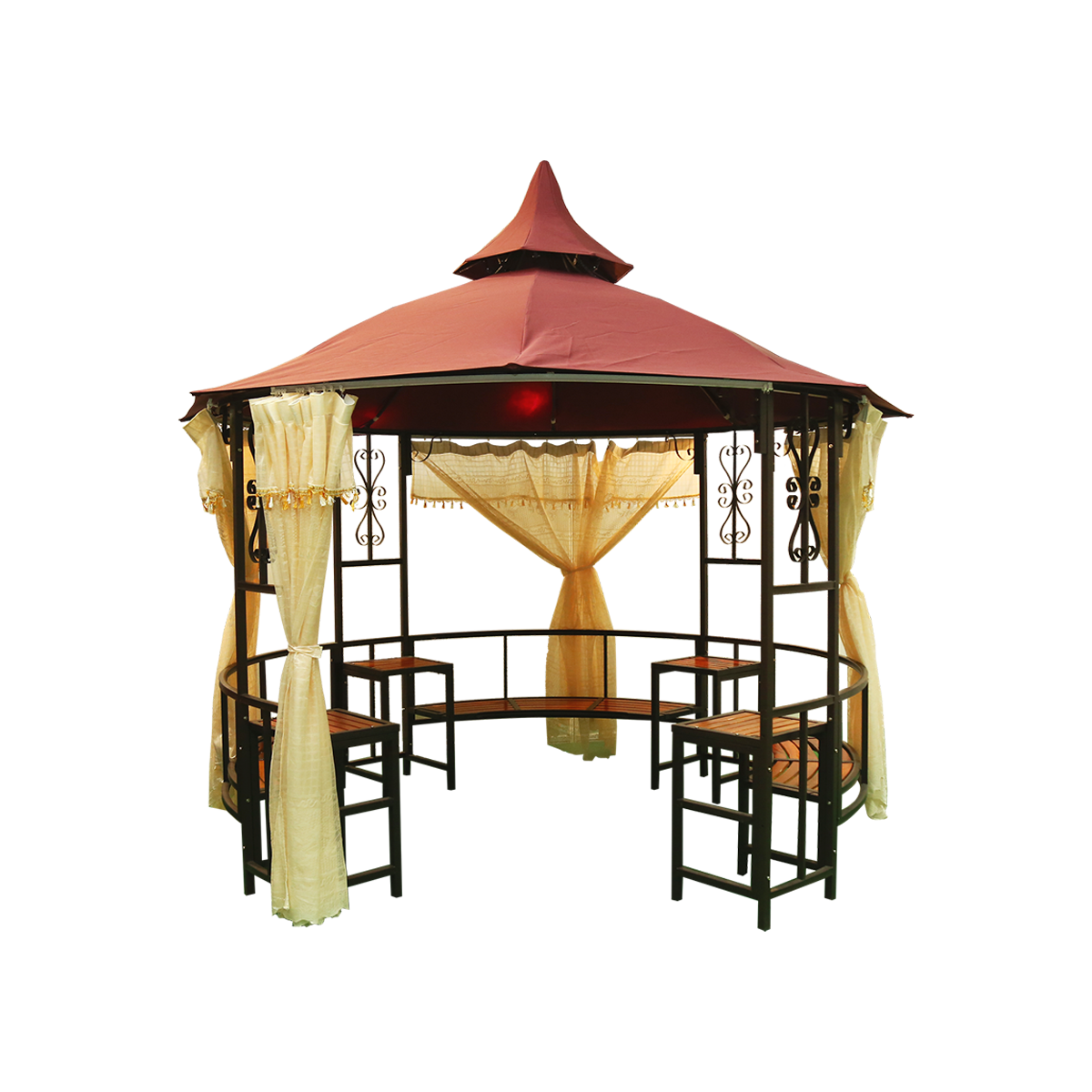 Round Gazebo – 6 Seater