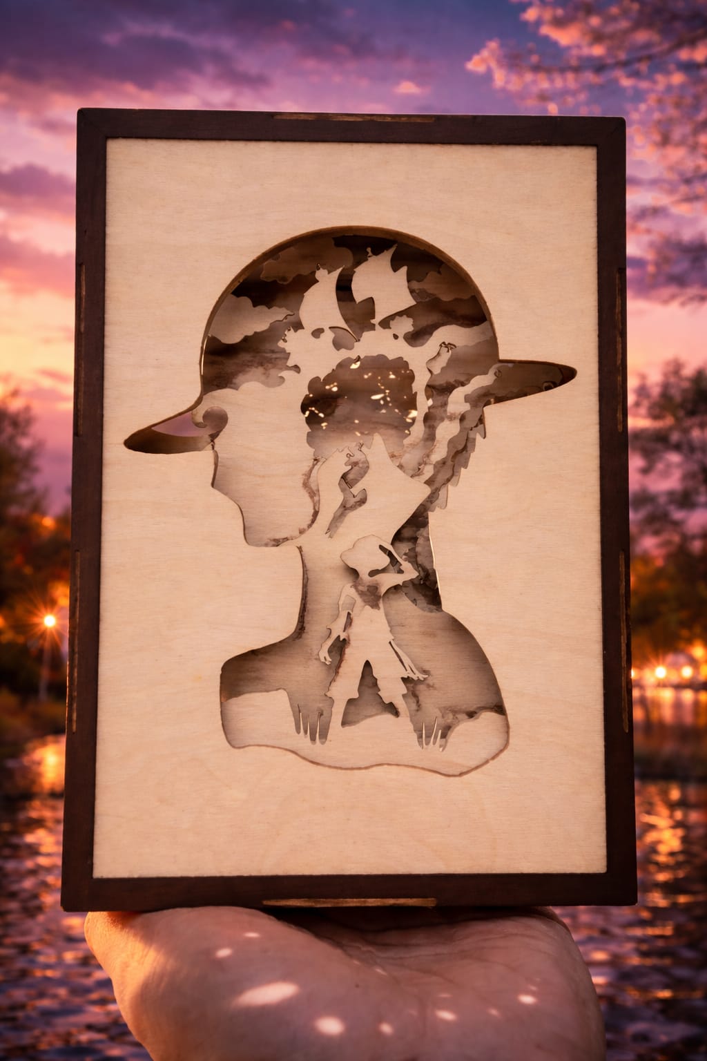 Lámpara inspirada en Luffy