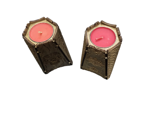 Porta velas de madera góticas