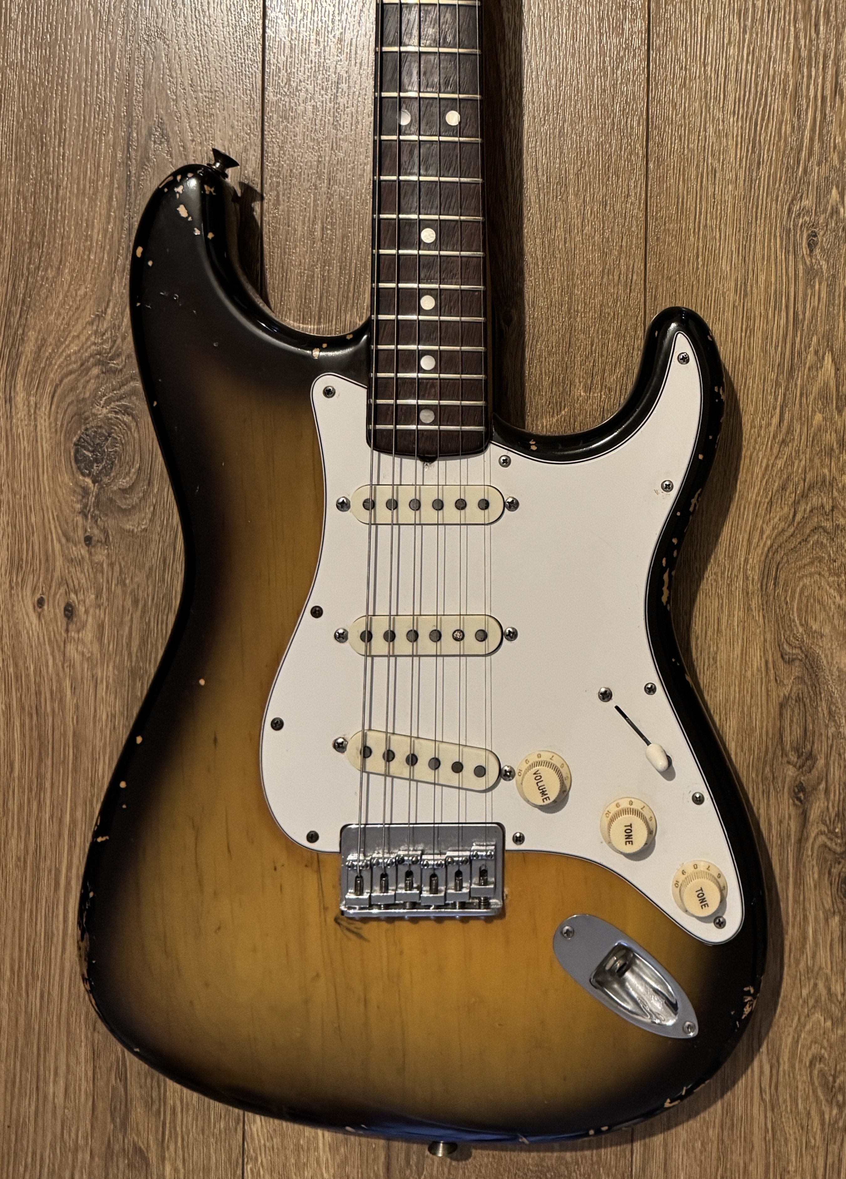 Original 1971 Fender Stratocaster Hardtail 4-Bolt Neck