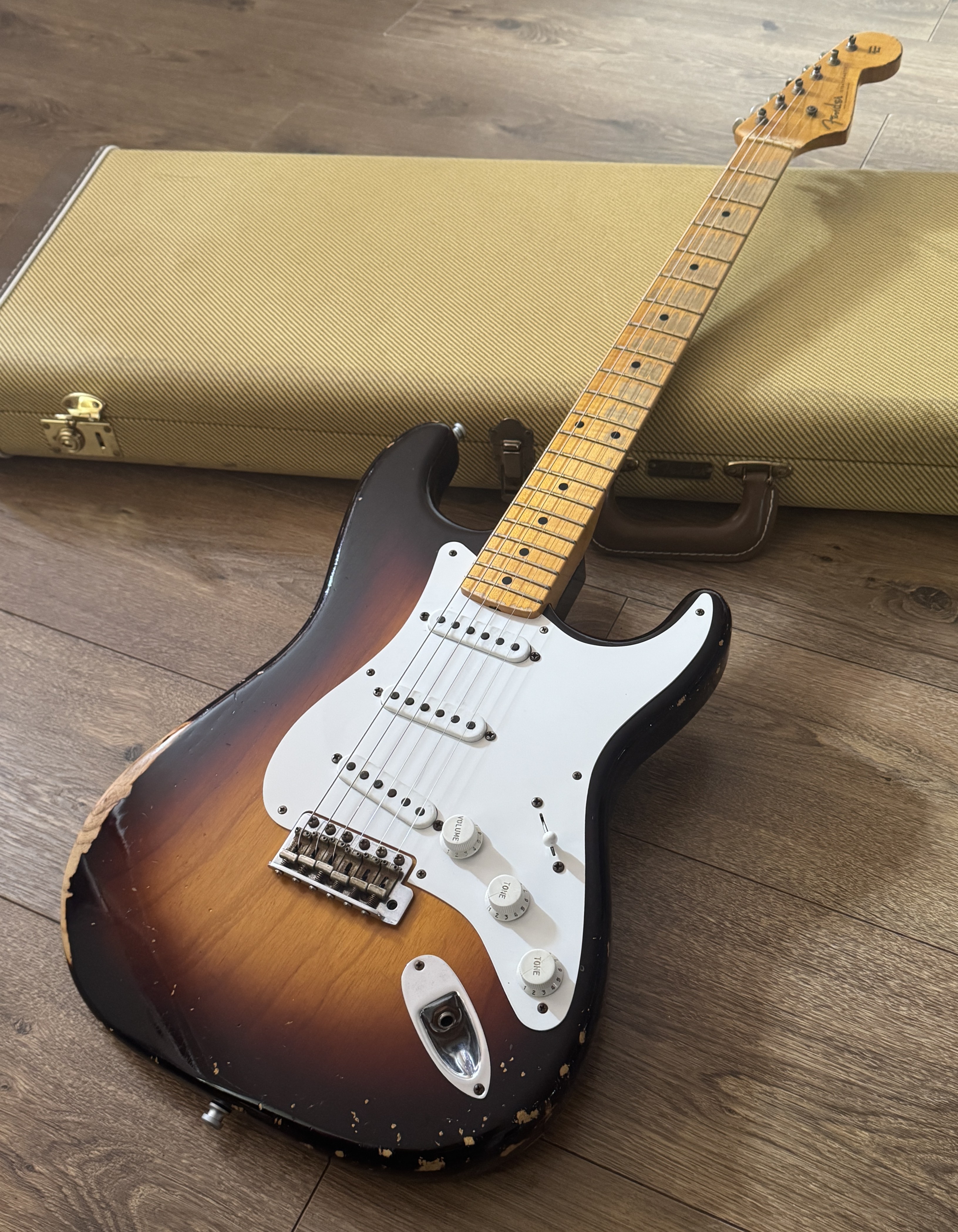 Fender Custom Shop 60th Anniversary 1954 Stratocaster Heavy Relic 2-Tone Sunburst