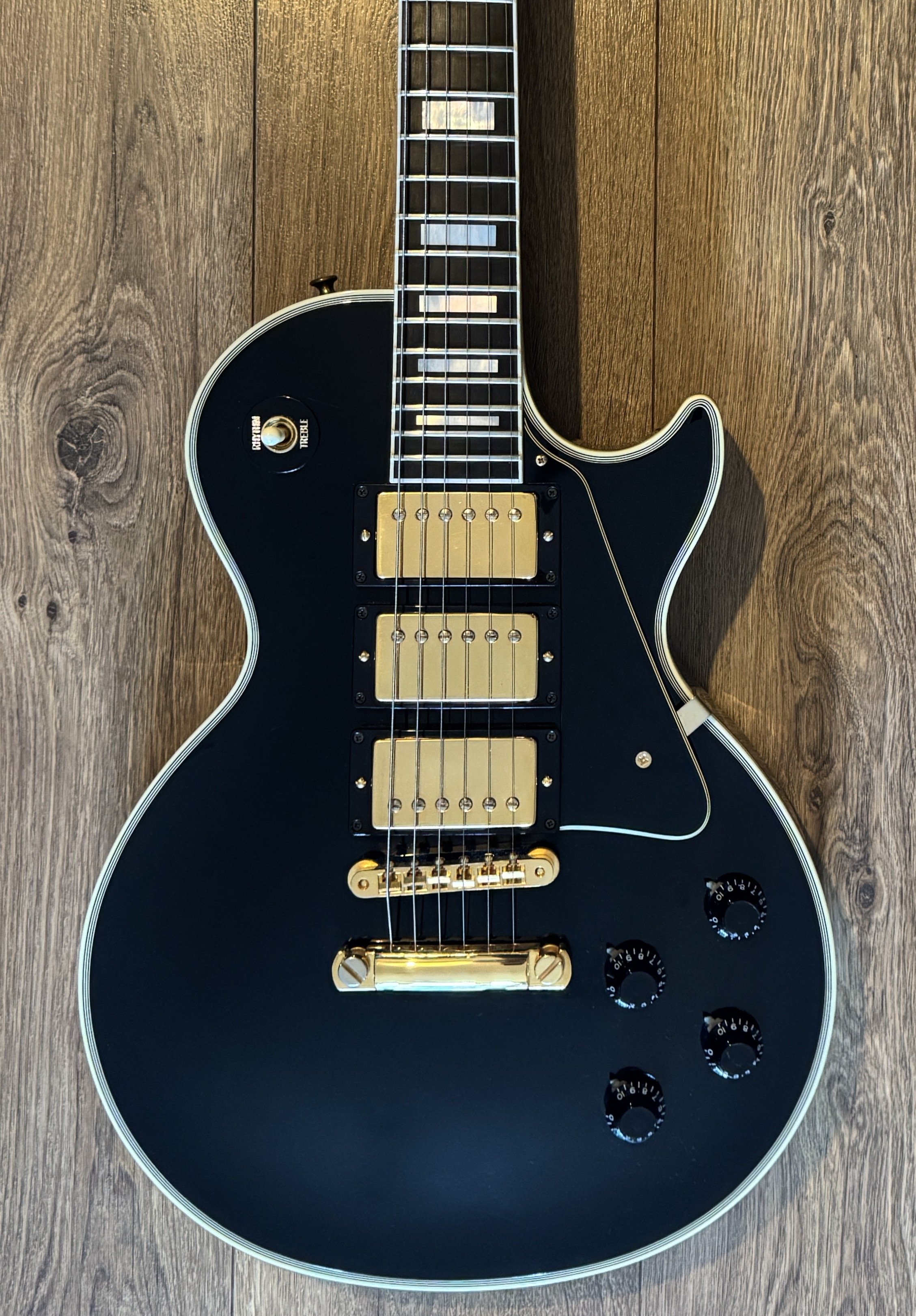 Gibson Les Paul Custom "Pre-Historic" '57 Reissue 3-Pickup Ebony (1992)