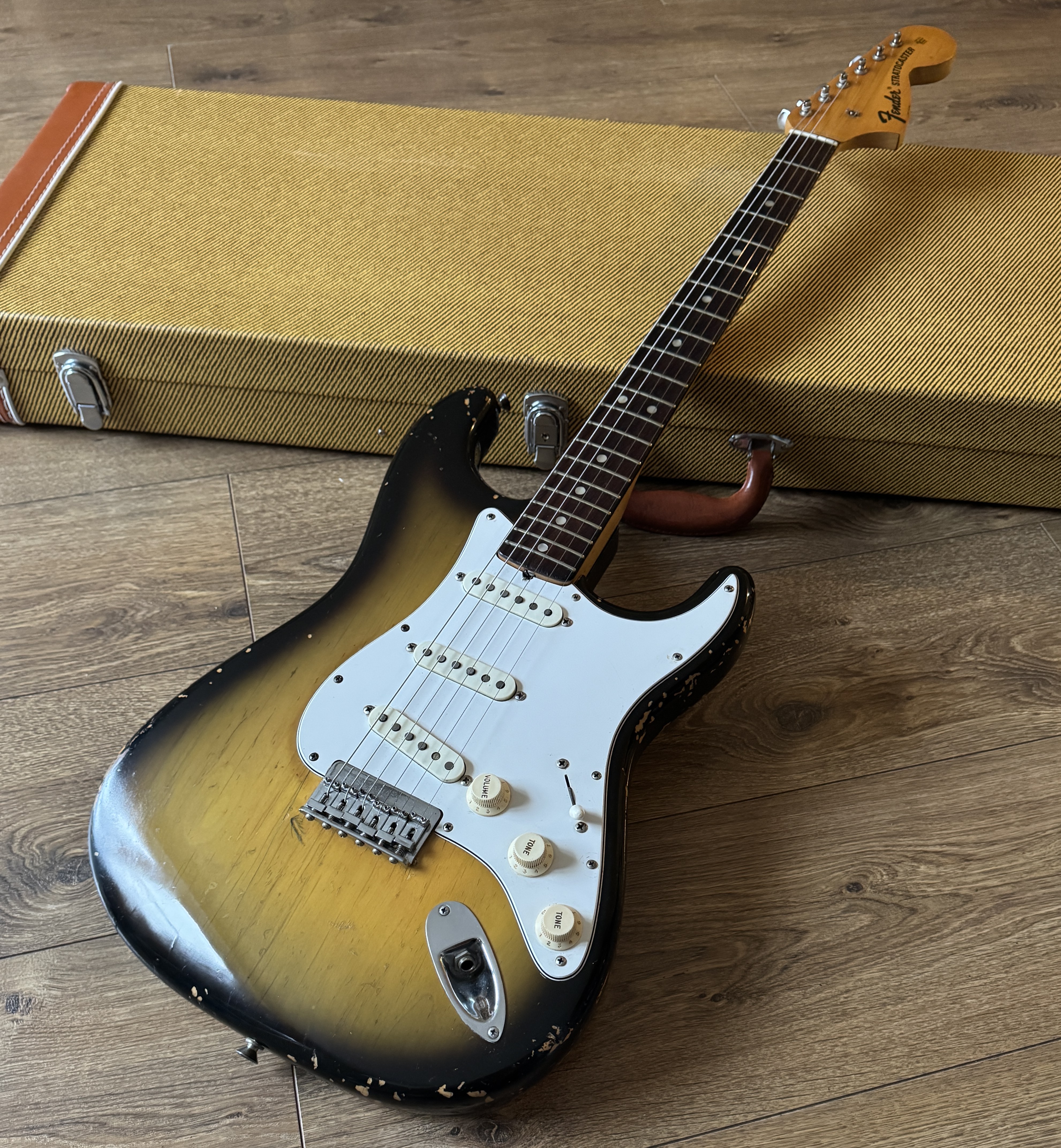 Original 1971 Fender Stratocaster Hardtail 4-Bolt Neck