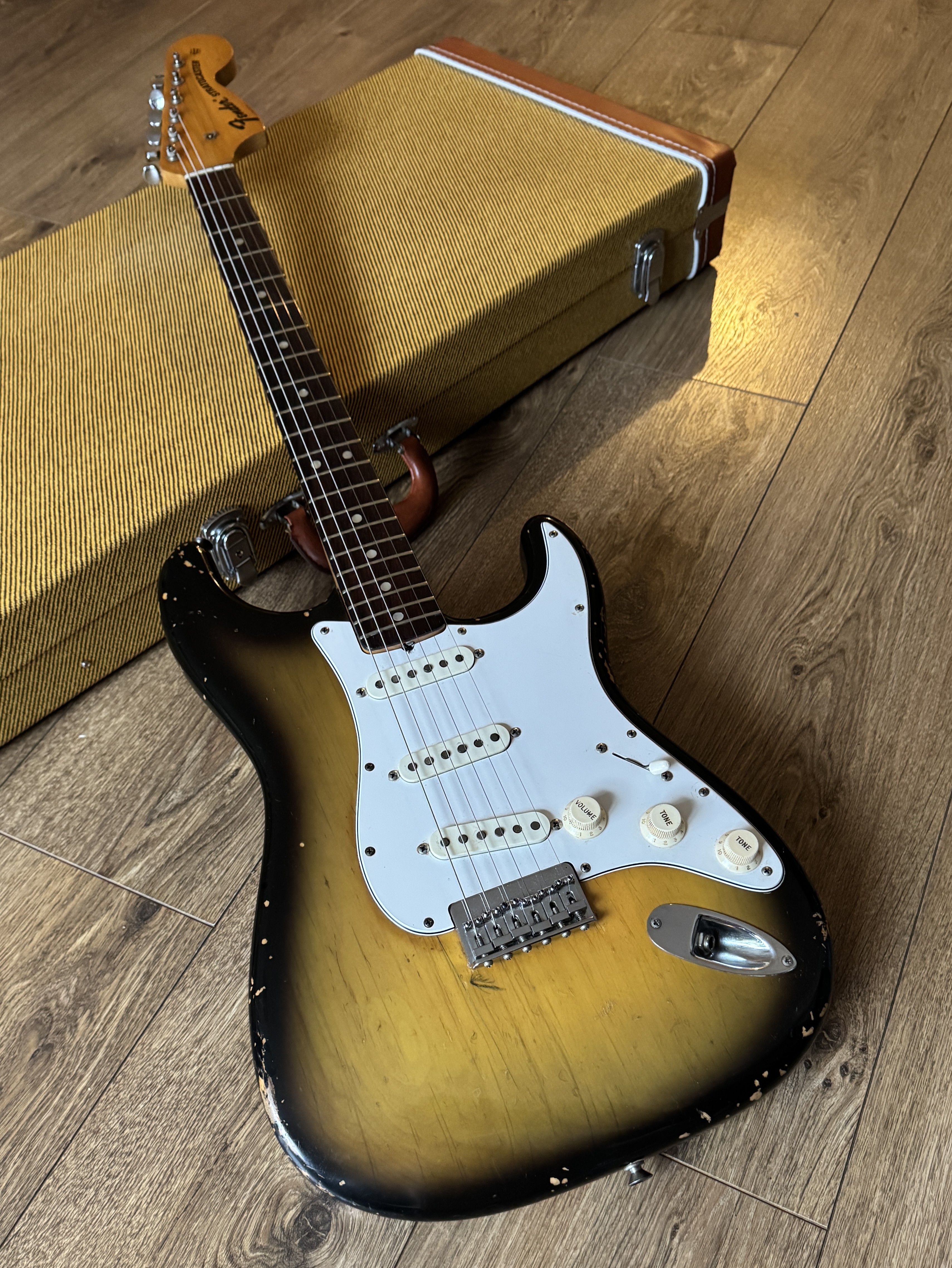 Original 1971 Fender Stratocaster Hardtail 4-Bolt Neck