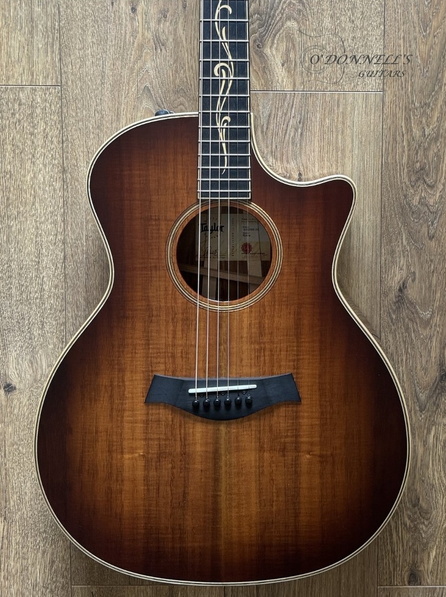 2018 Taylor K24ce with V-Class Bracing Shaded Edgeburst