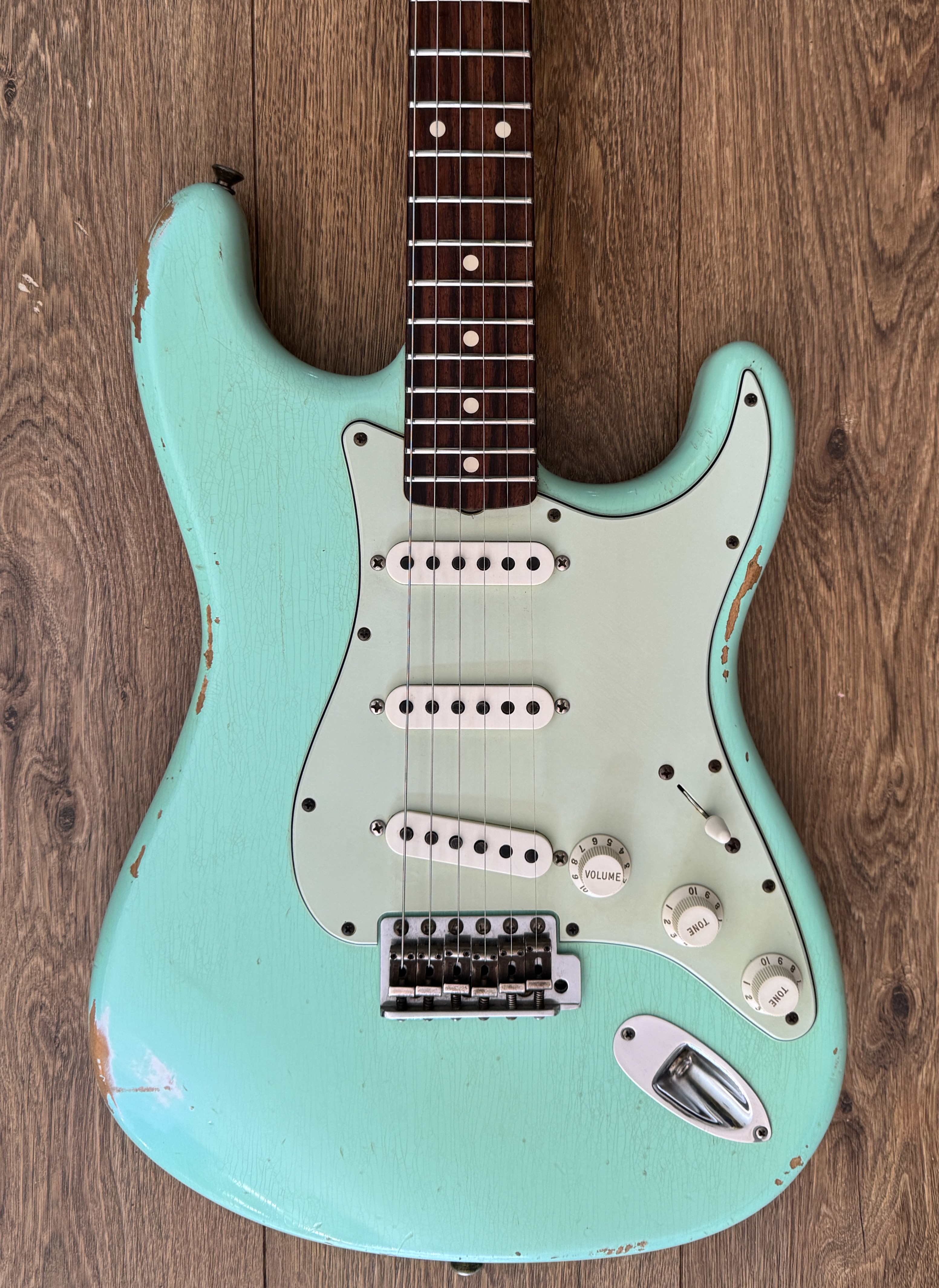 Fender Custom Shop '60 Reissue Stratocaster Relic Surf Green