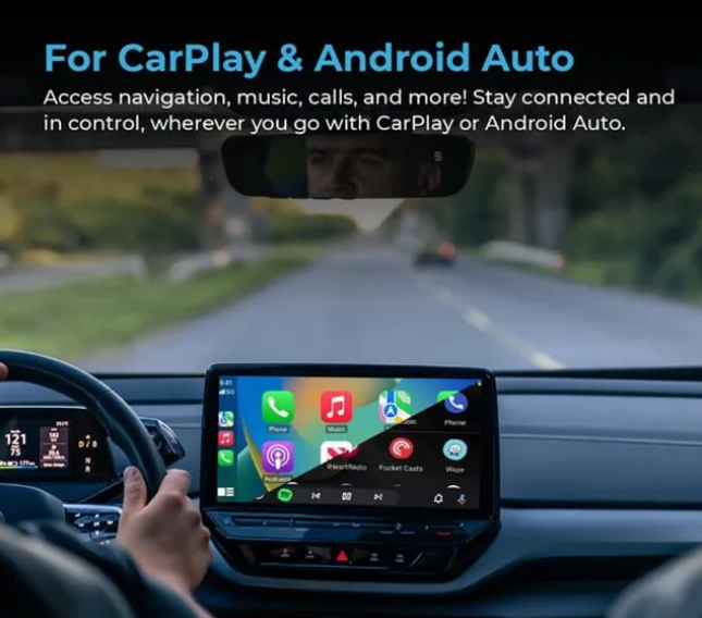 AutoSky TV Adapter + HDMI to USB-C Cable Bundle - Adapter which allows TV Sticks on your vehicle's infotainment system