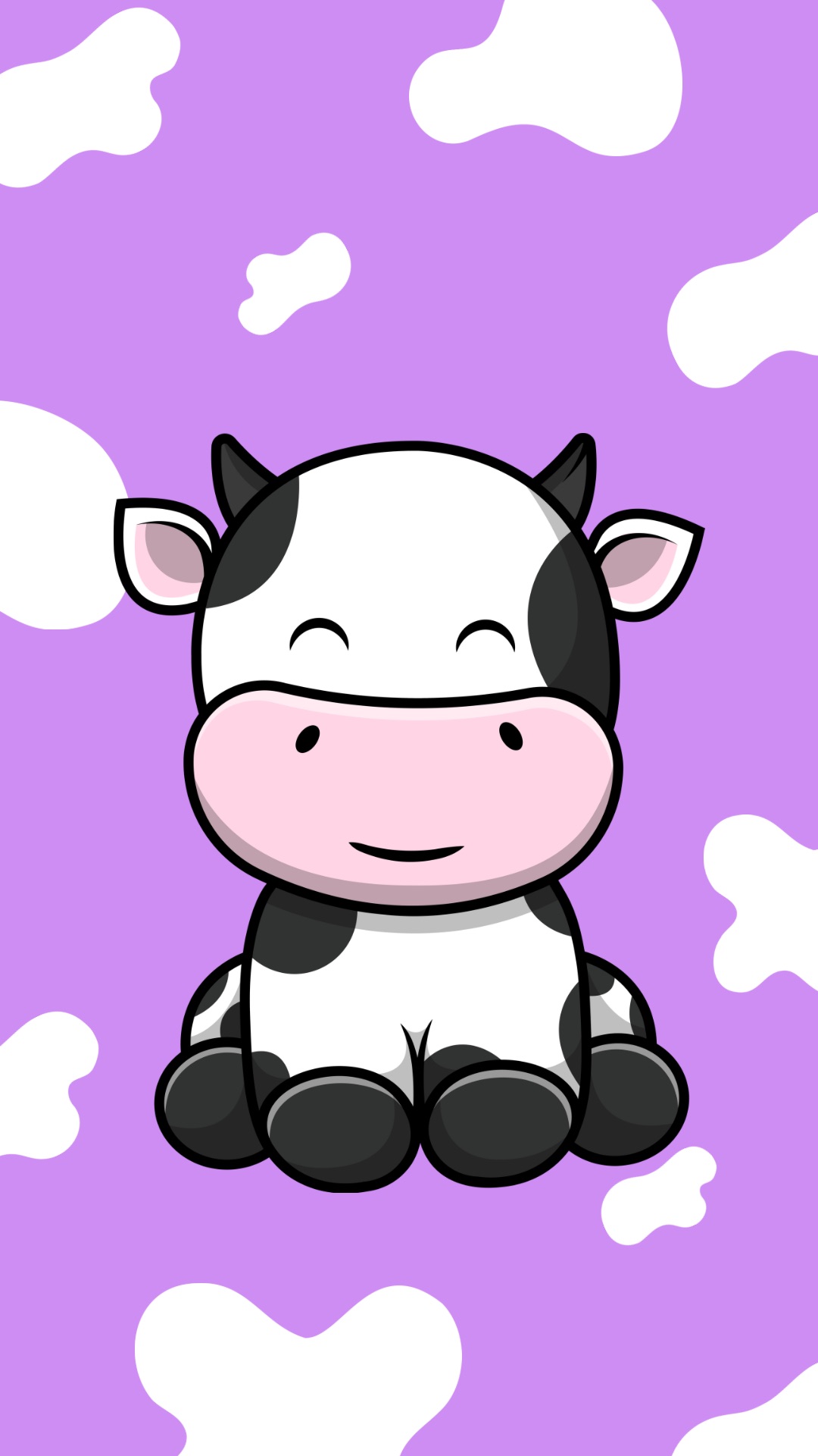 Cute Cartoon Cow Plushie