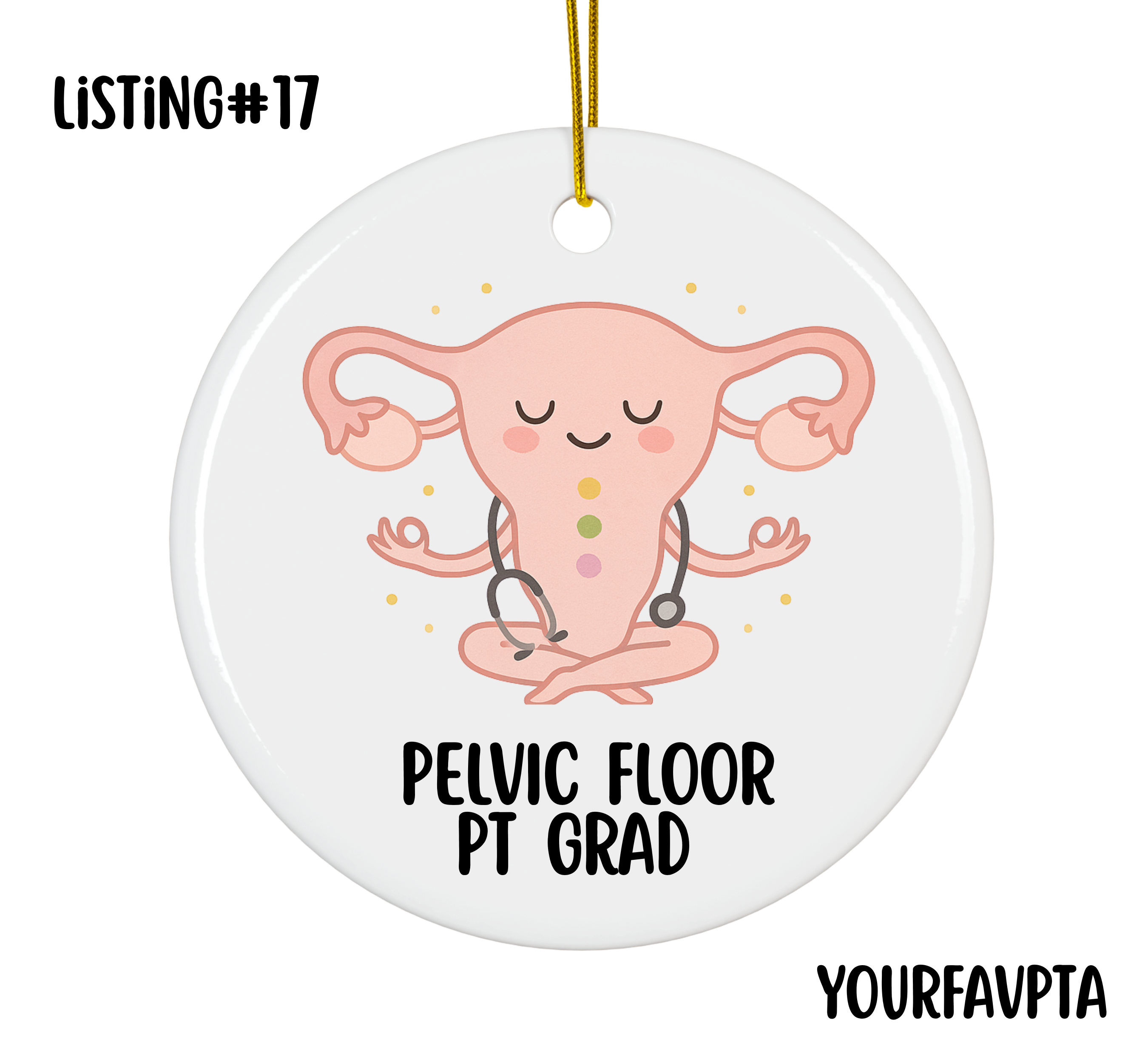 Pelvic Floor PT Grad Ornament