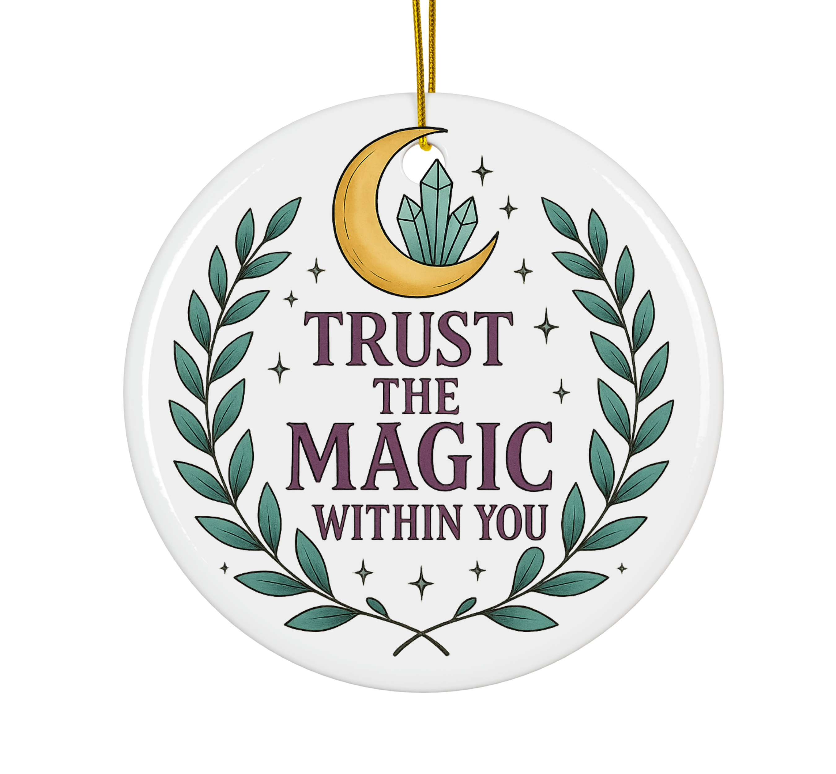 Inspirational Ceramic Ornament