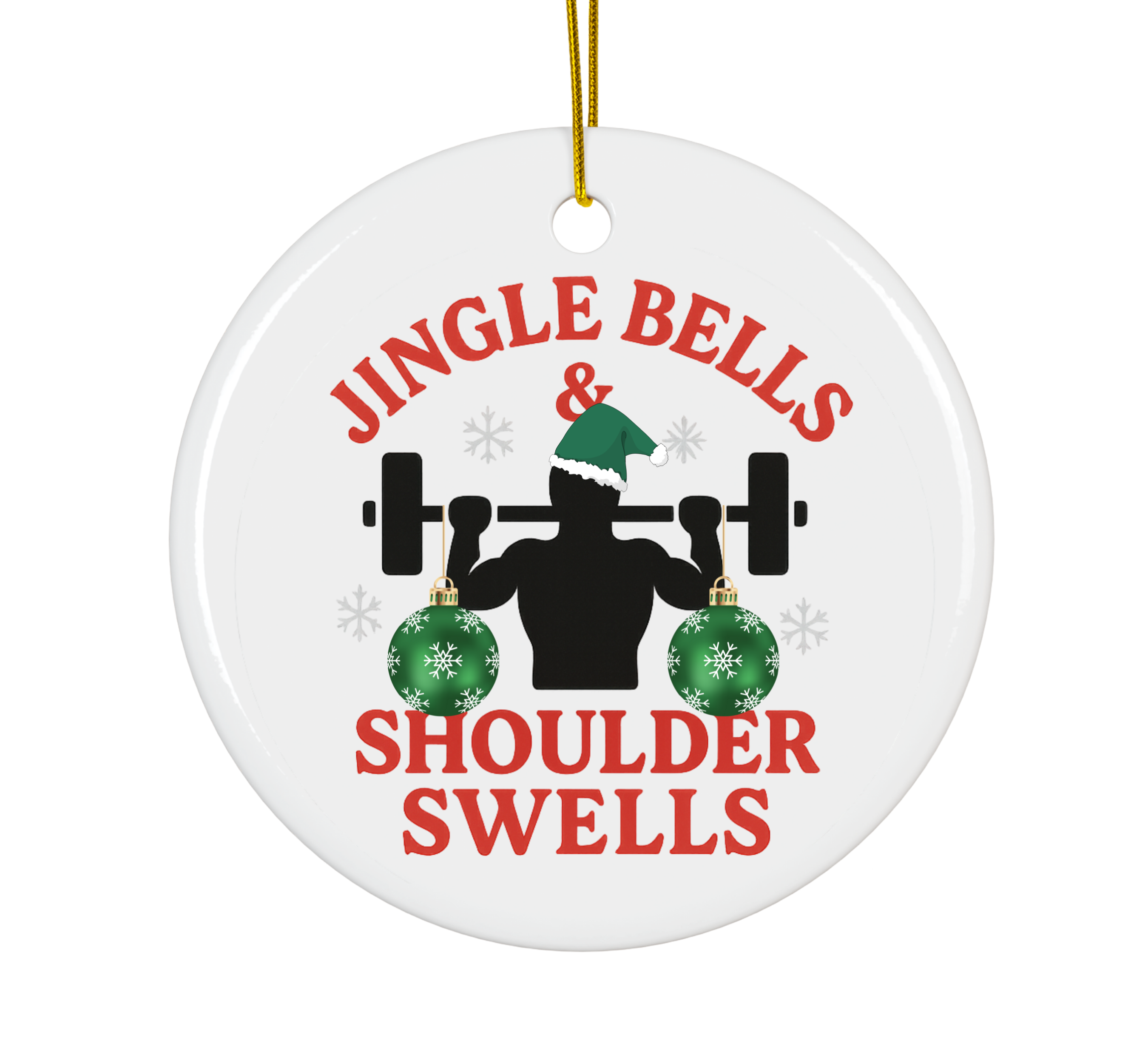 Jingle Bells & Shoulder Swells Ornament