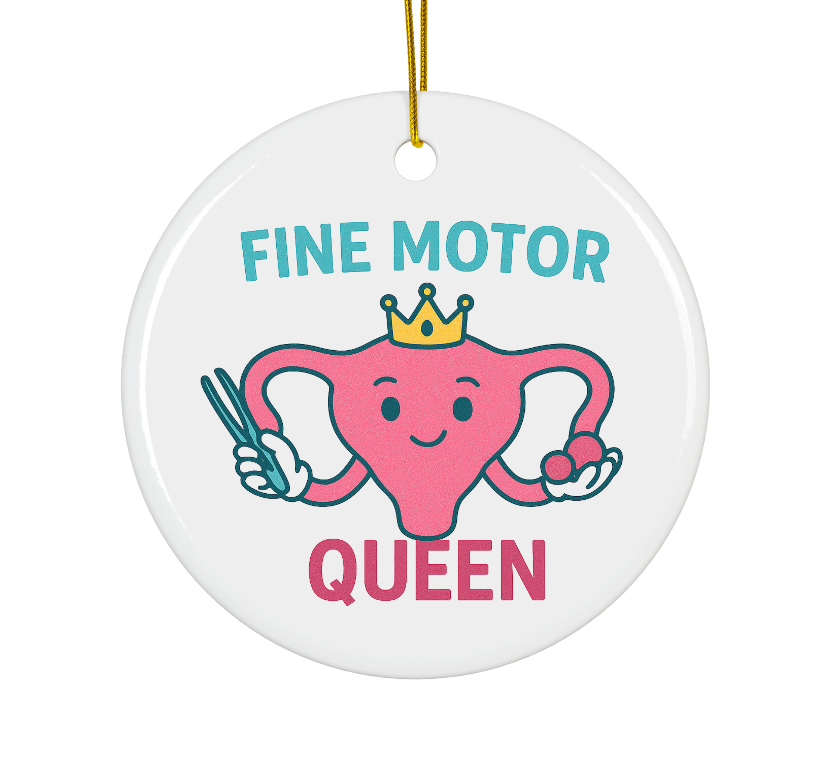 Fine Motor Queen Ornament