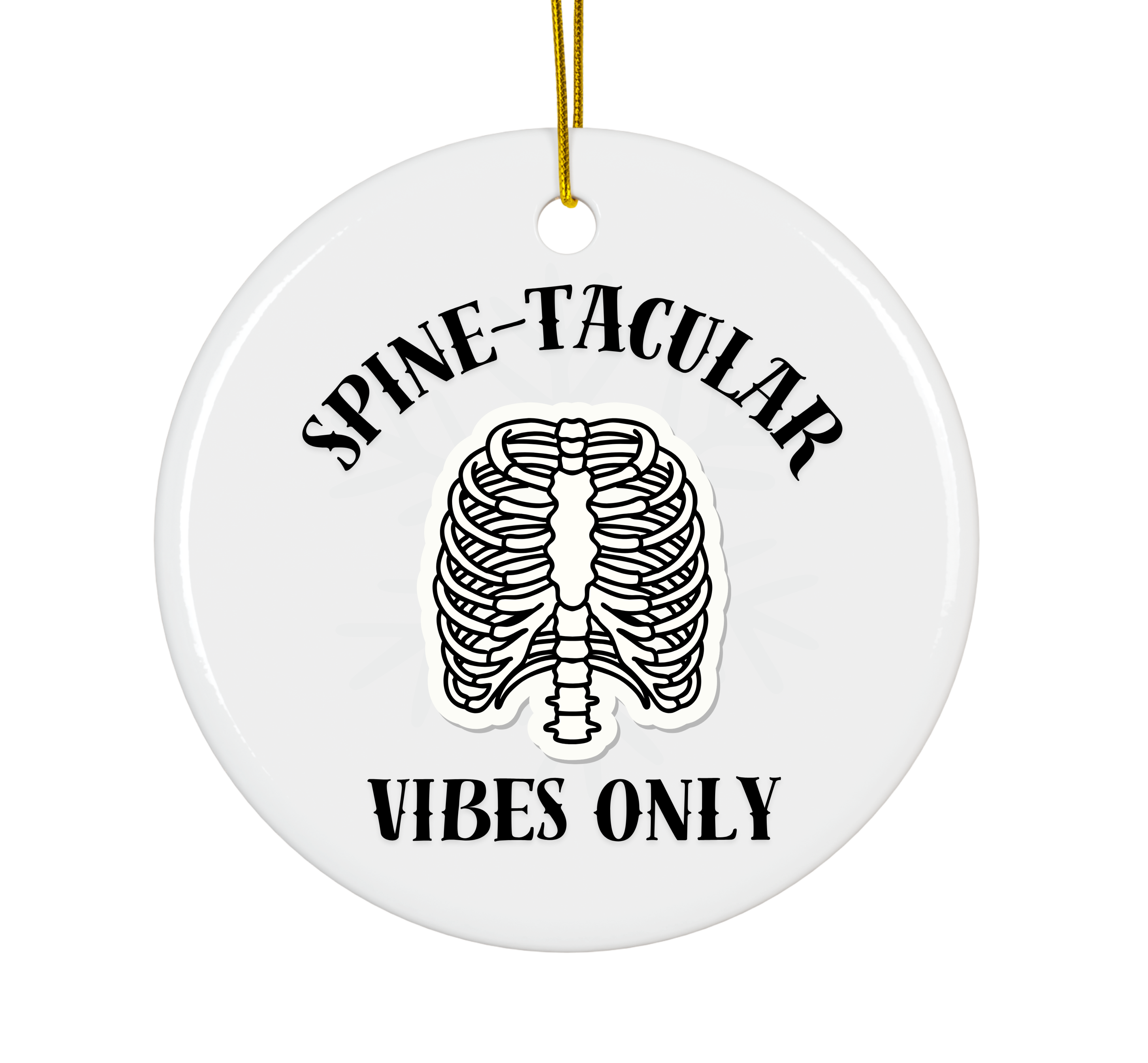 Spine-tacular Skeleton Ornament