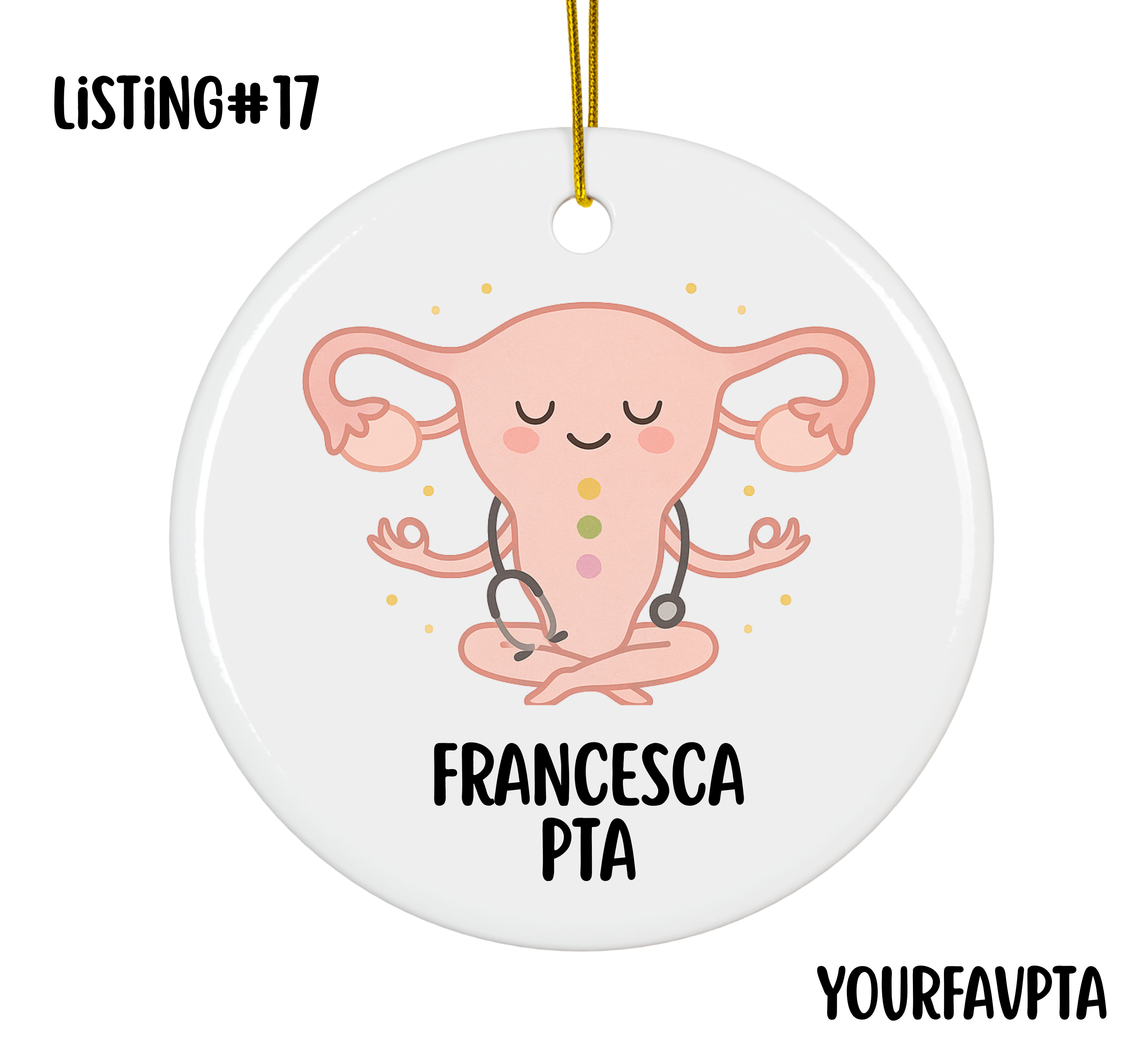 Uterus Meditation Ornament
