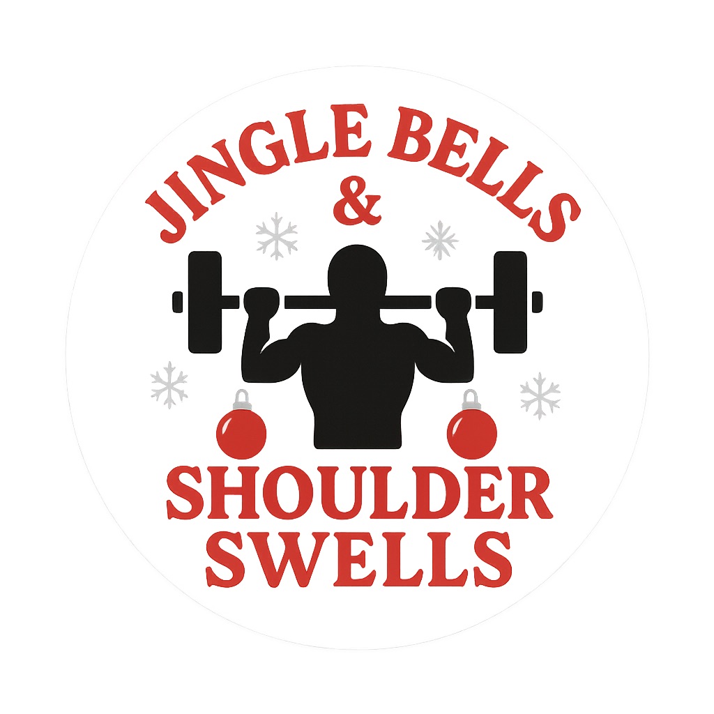 Jingle Bells & Shoulder Swells Sticker