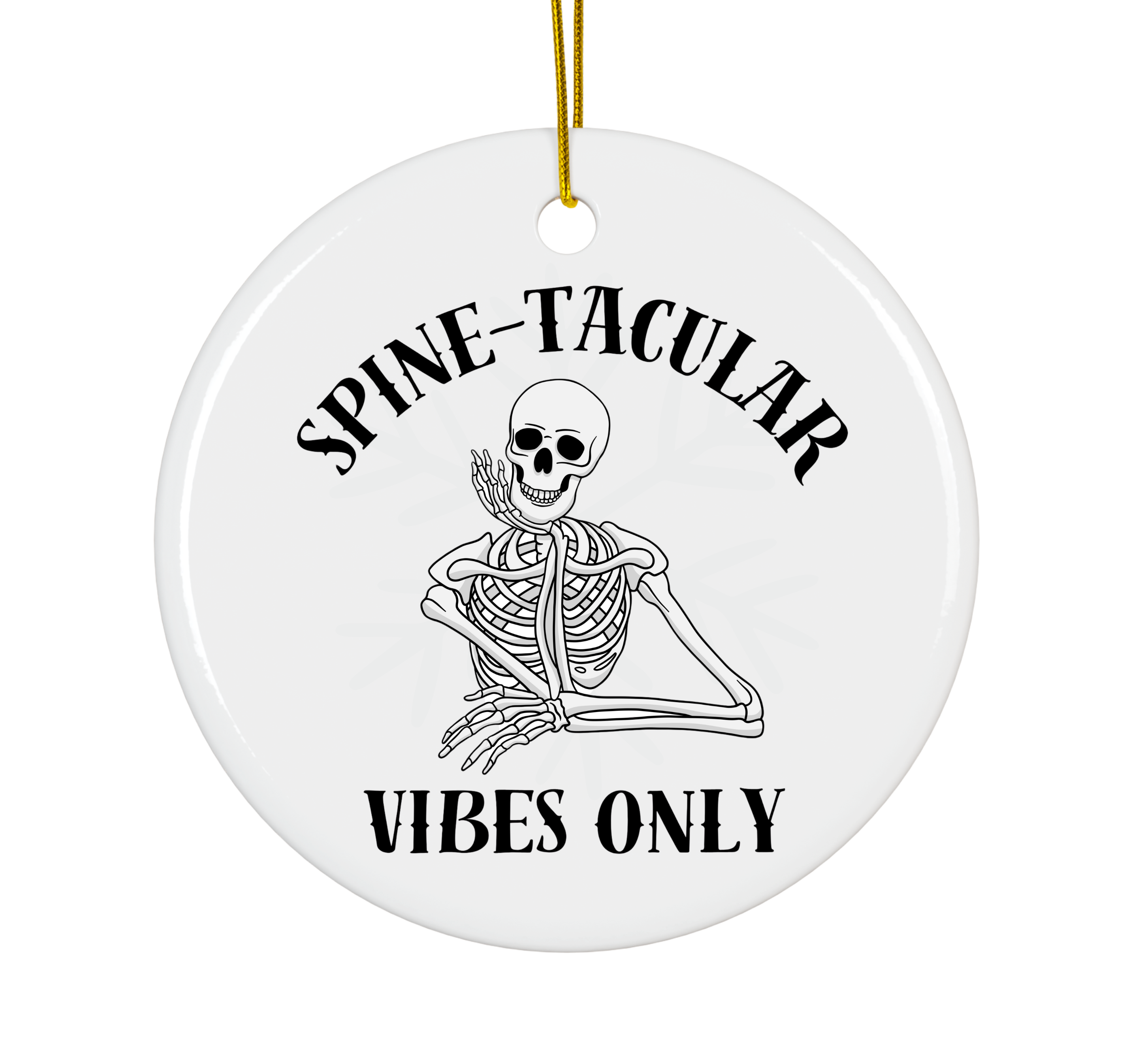 Spine-tacular Skeleton Ornament