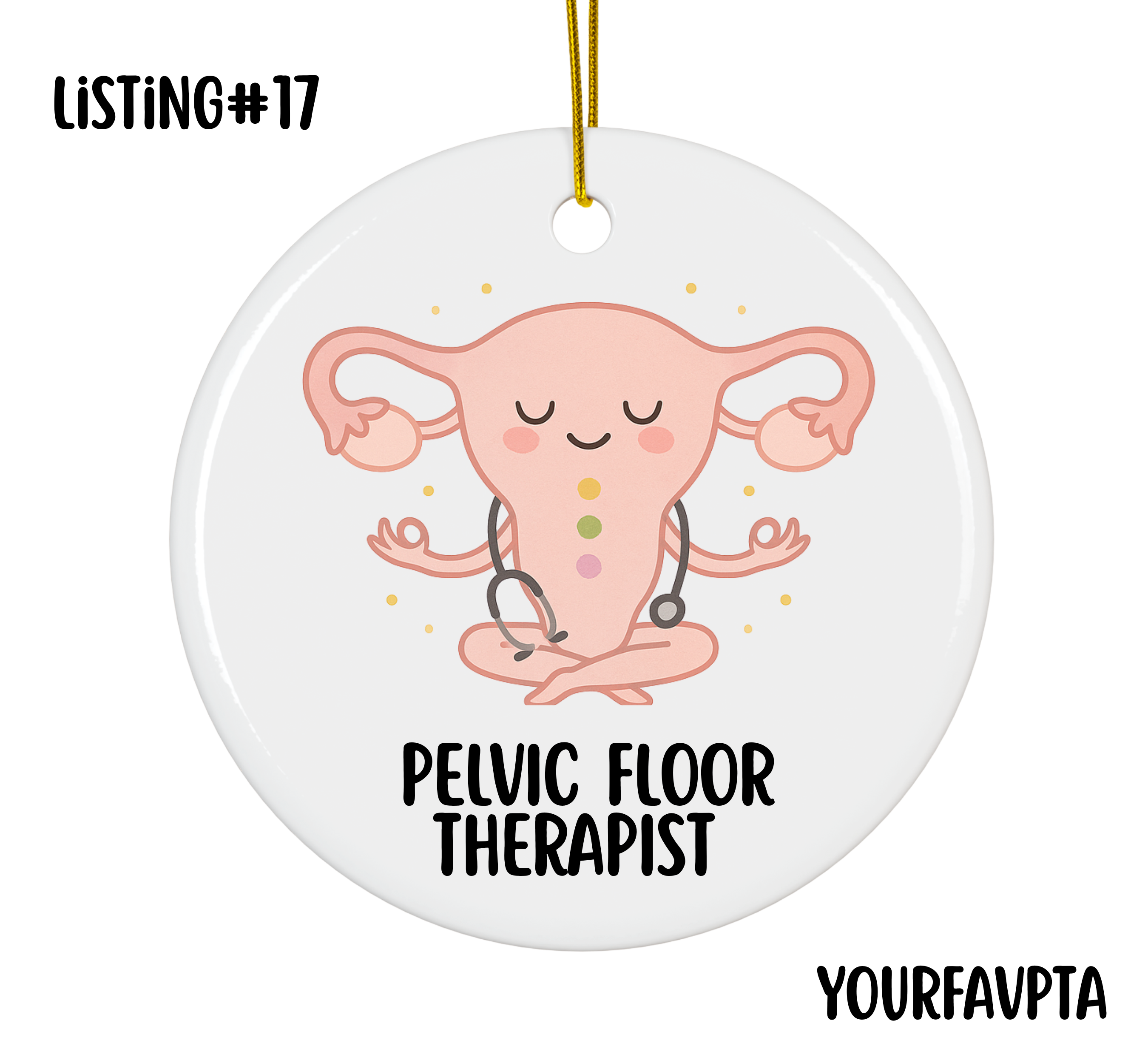 Pelvic Floor Therapist Ornament