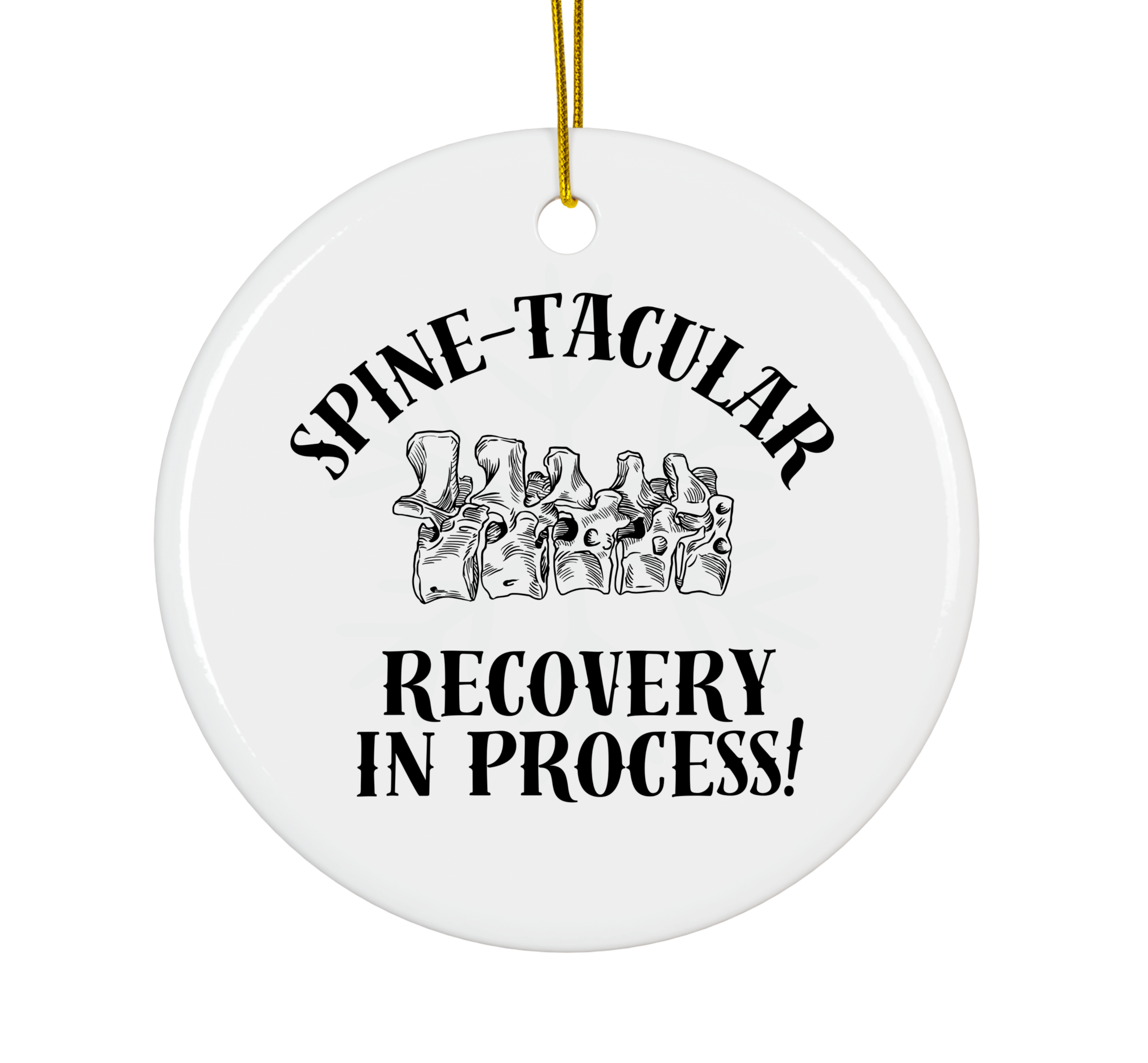 Spine-tacular Recovery Ornament