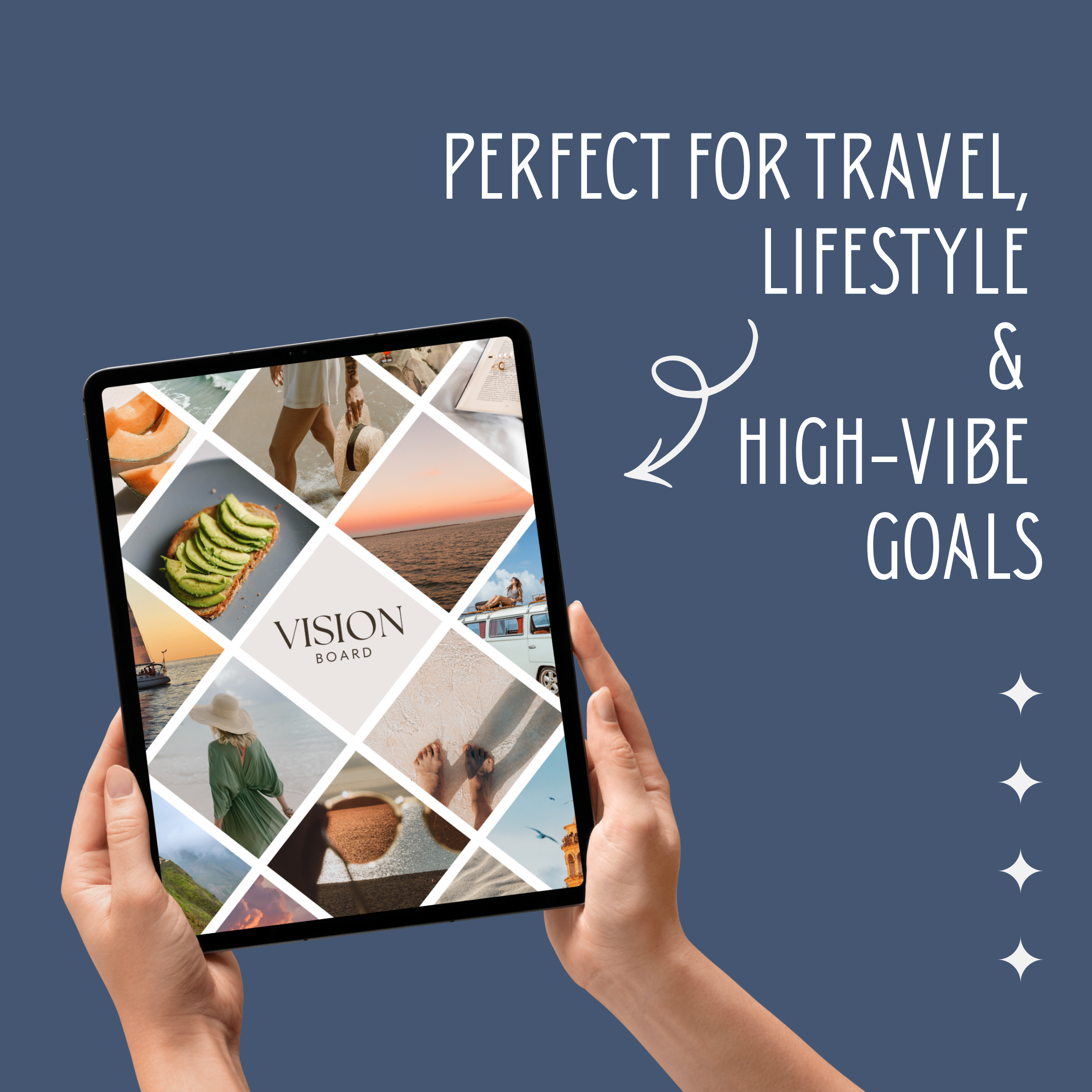 Luxury Diamond Collage Vision Board