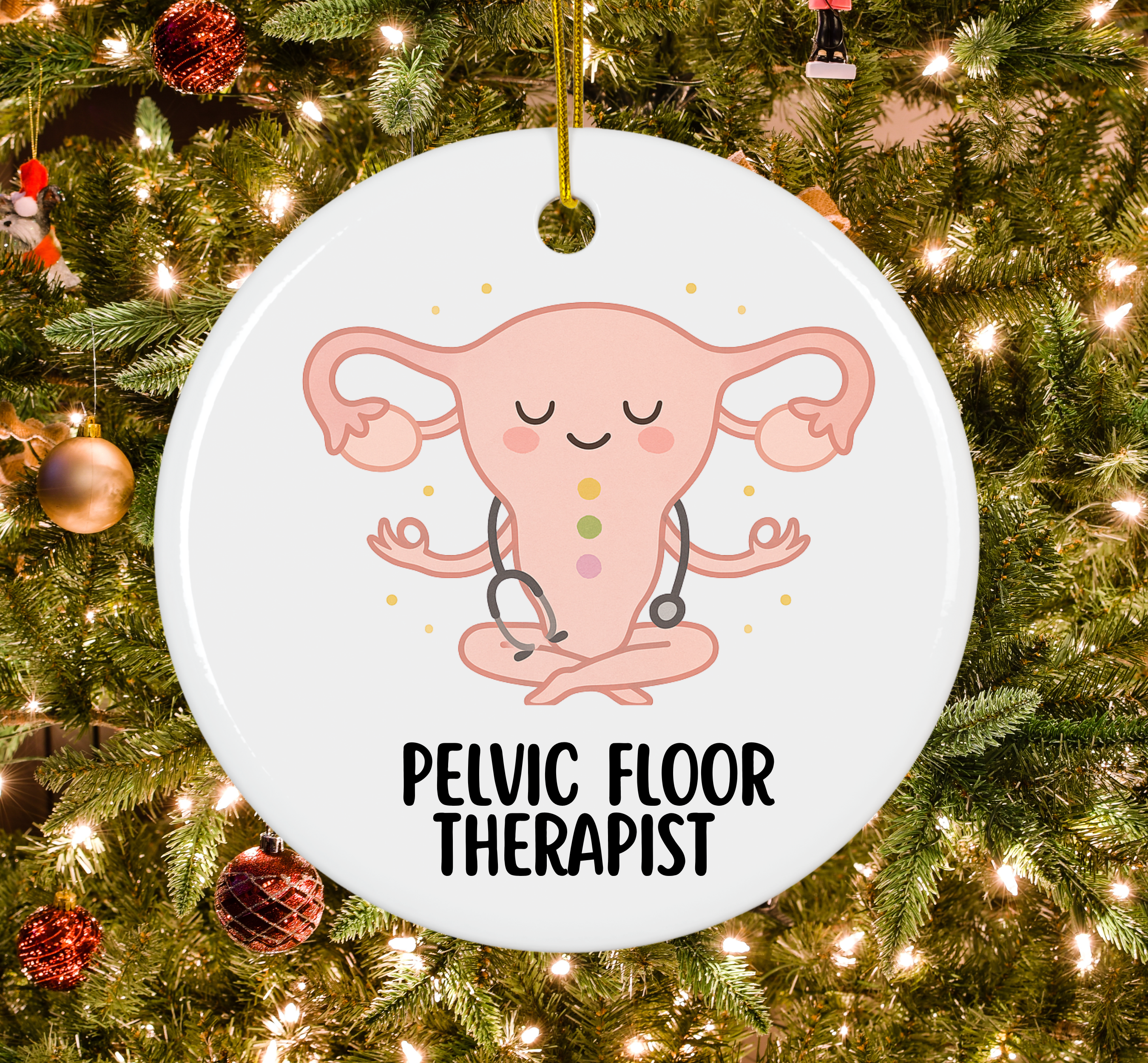 Pelvic Floor Therapist Ornament