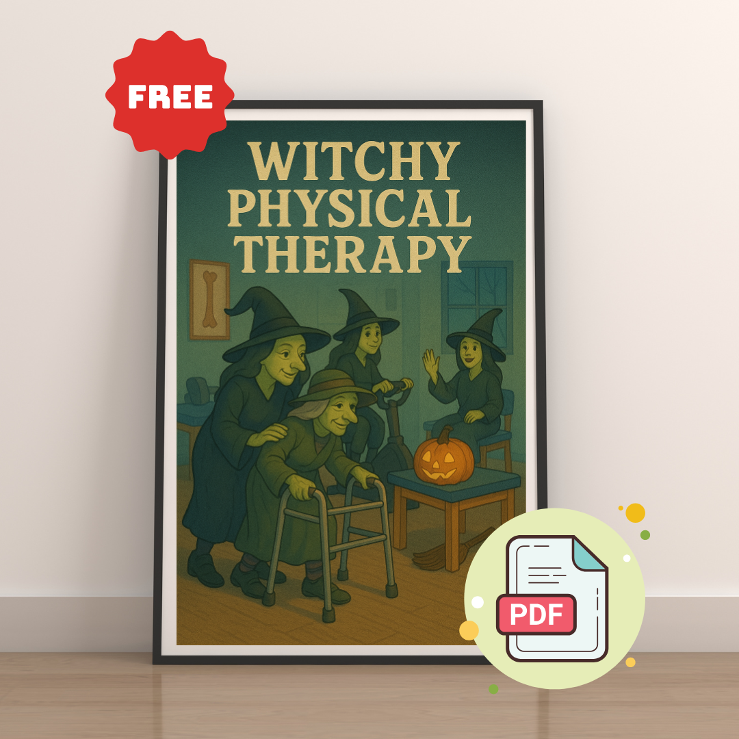 Witchy Physical Therapy Poster