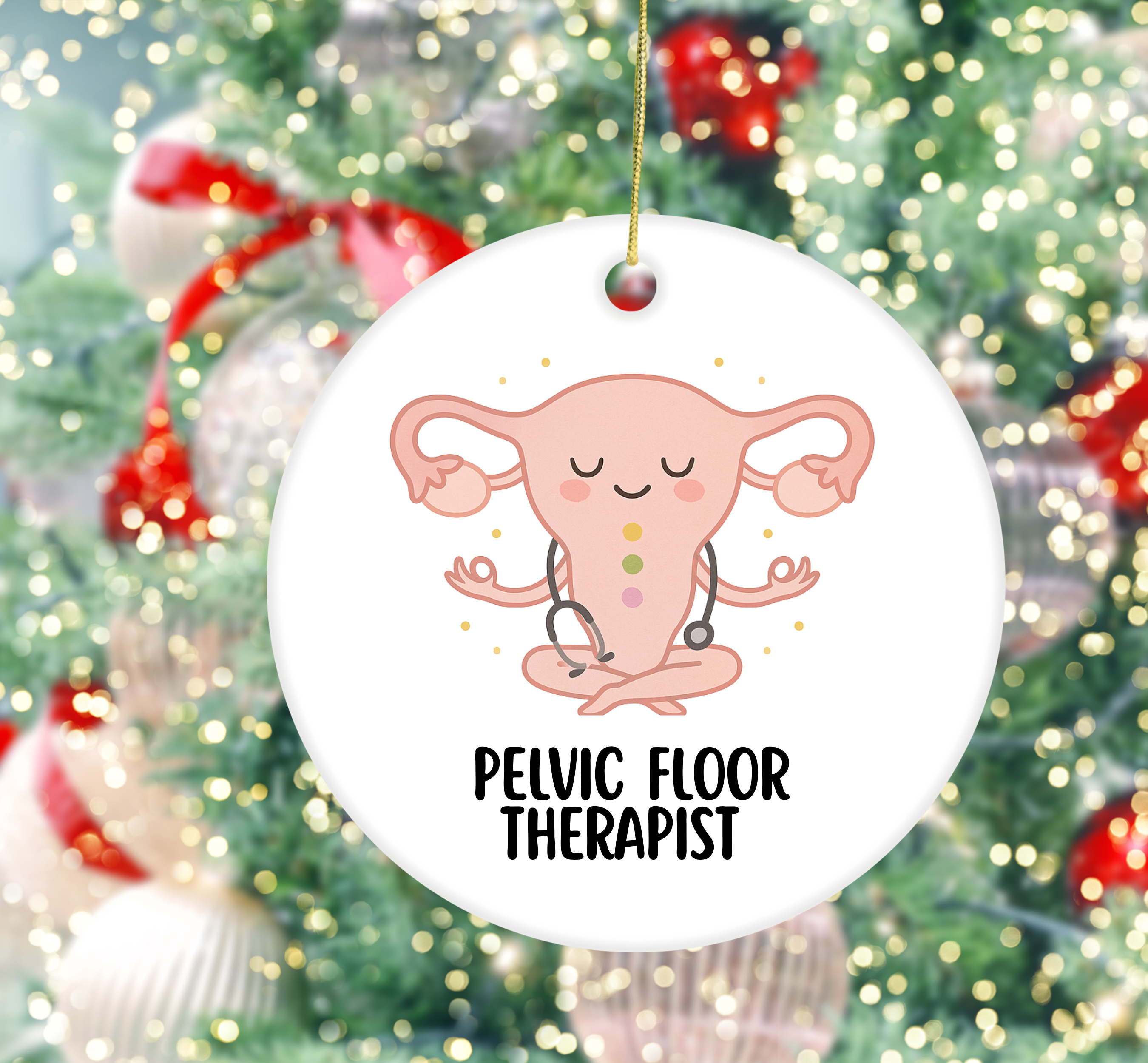 Pelvic Floor Therapist Ornament