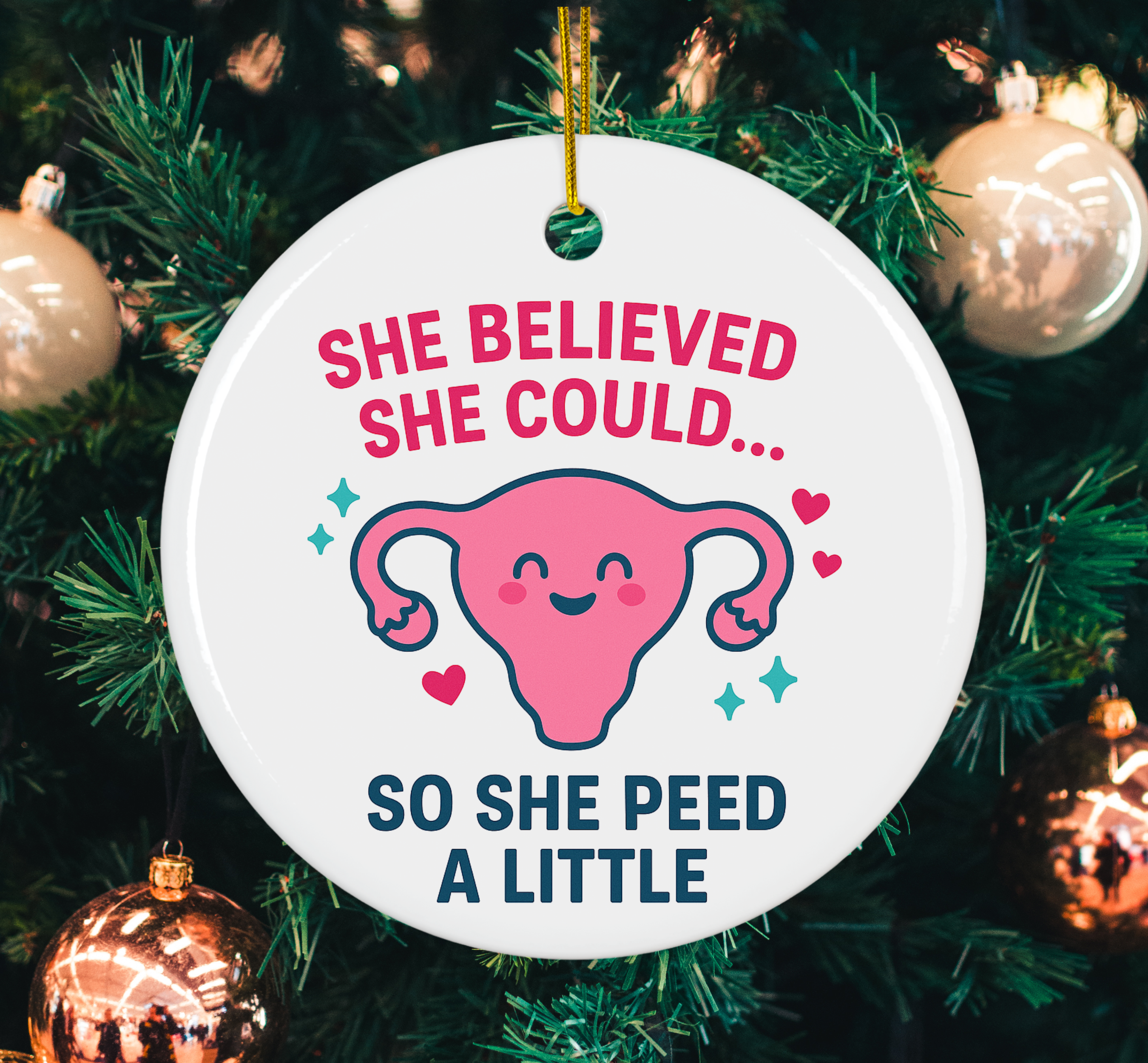 Funny Uterus Ornament